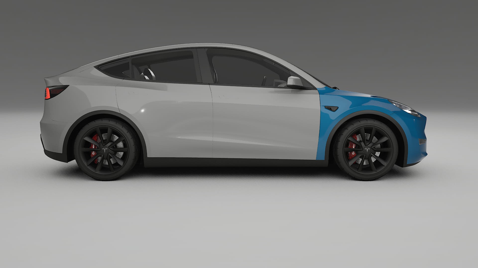 Tesla Model-Y PPF | CrystalGuard Front Kit with Carbon Bonnet