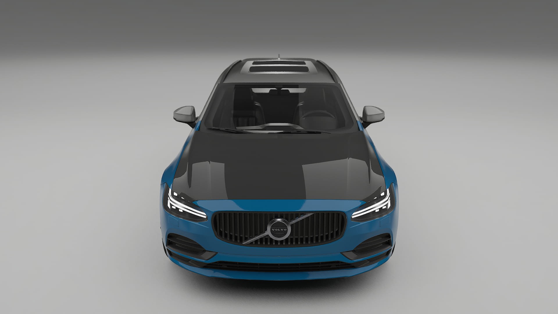 Volvo V90 P5 PPF | CrystalGuard Front Kit with Carbon Bonnet