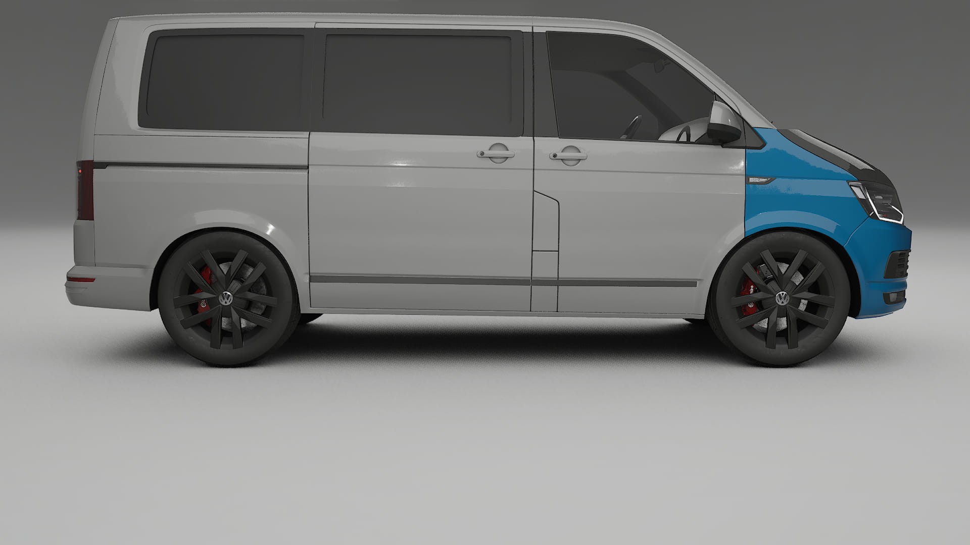 VW Transporter T6 Multivan PPF | CrystalGuard Front Kit with Carbon Bonnet 2