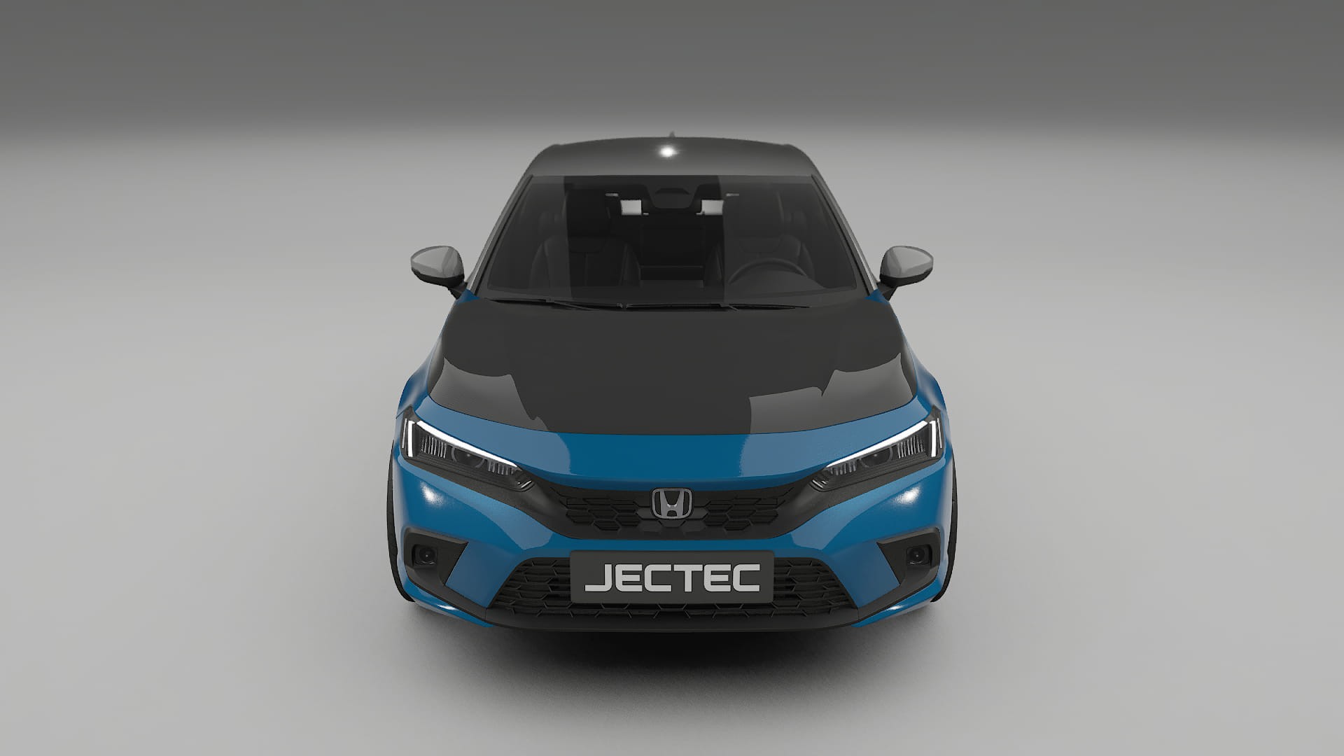 Honda Civic hatchback PPF | CrystalGuard Front Kit with Carbon Bonnet