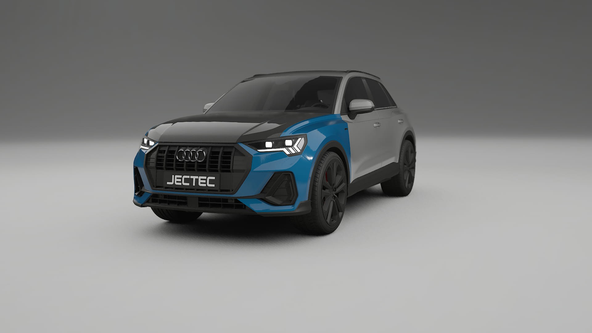 Audi Q3 S-Line F3 PPF | CrystalGuard Front Kit with Carbon Bonnet