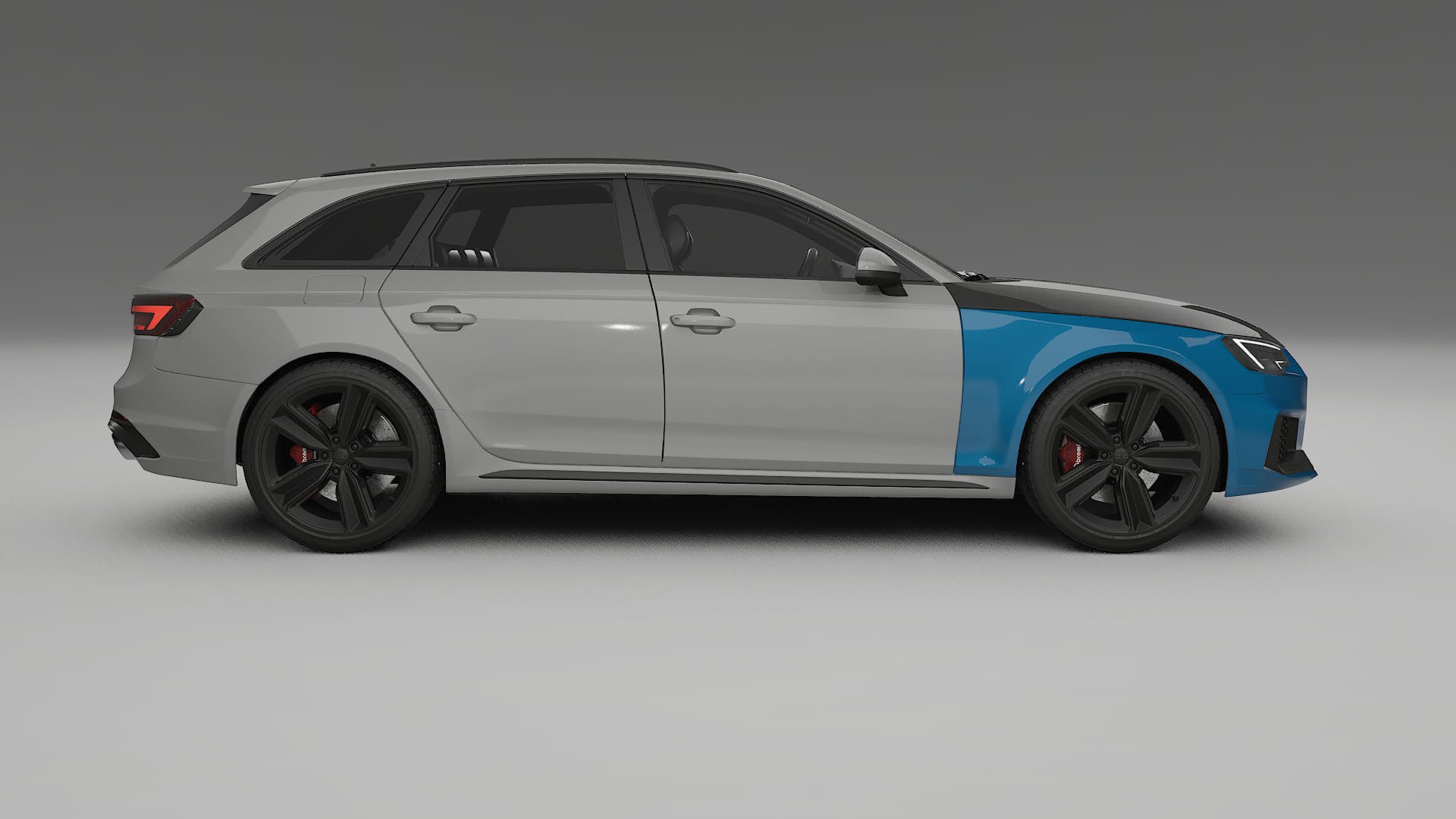 Audi RS4 Avant B9 prefacelift PPF | CrystalGuard Front Kit with Carbon Bonnet 2