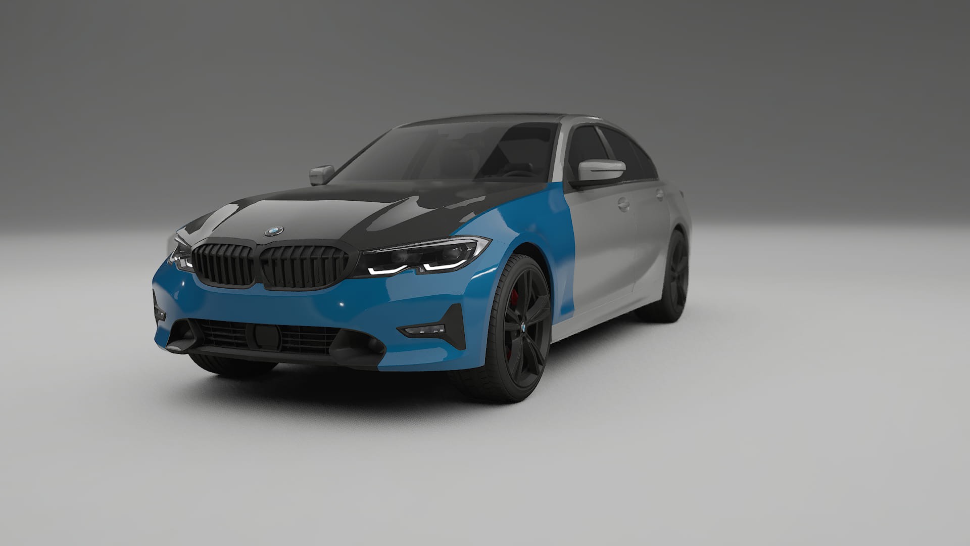 BMW 3 G20 prefacelift PPF | CrystalGuard Front Kit with Carbon Bonnet