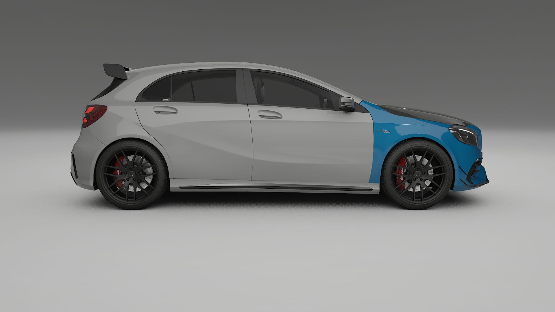 Mercedes A45 AMG W176 PPF | CrystalGuard Front Kit with Carbon Bonnet