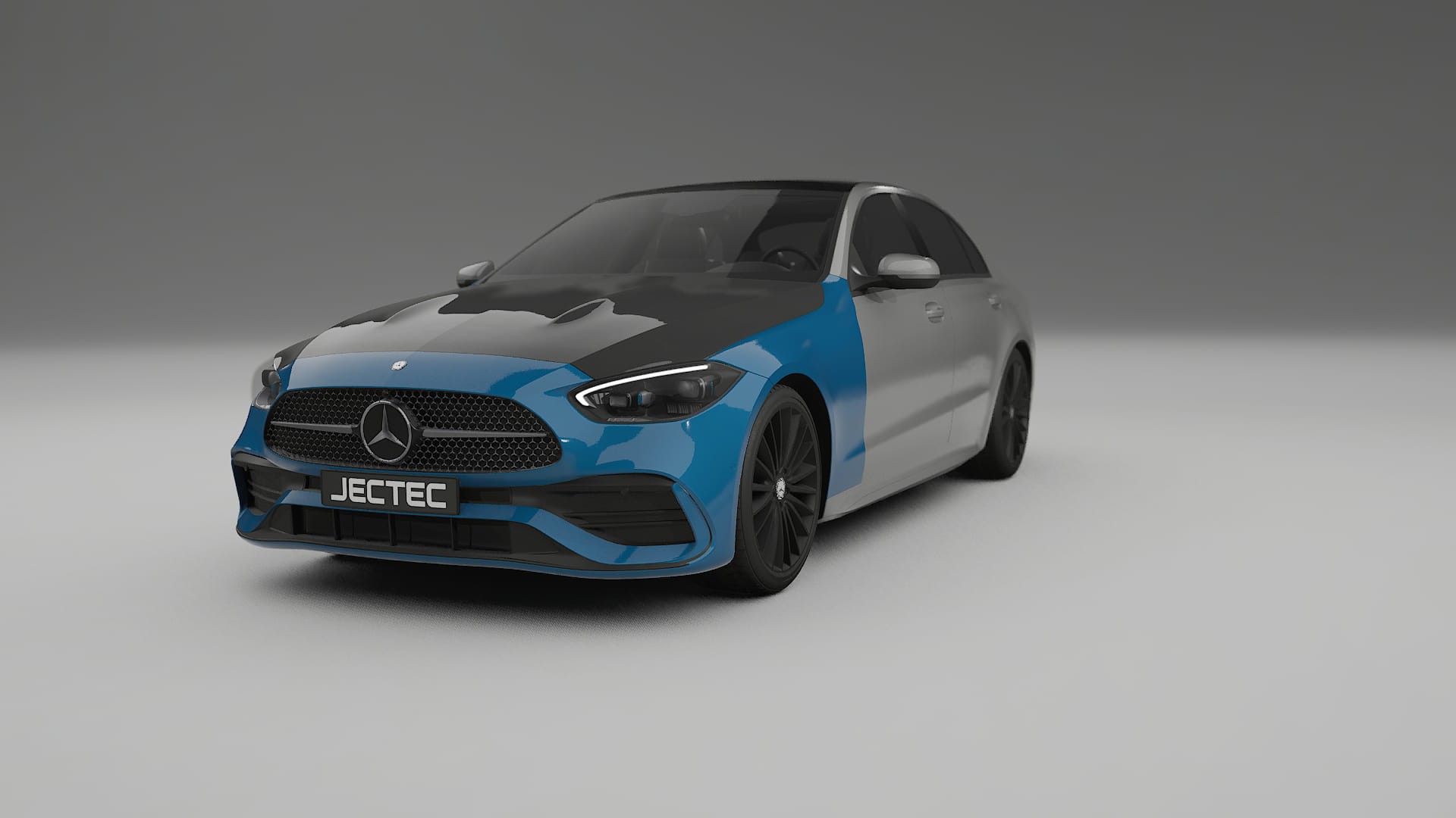 Mercedes C-Class W206 PPF | CrystalGuard Front Kit with Carbon Bonnet