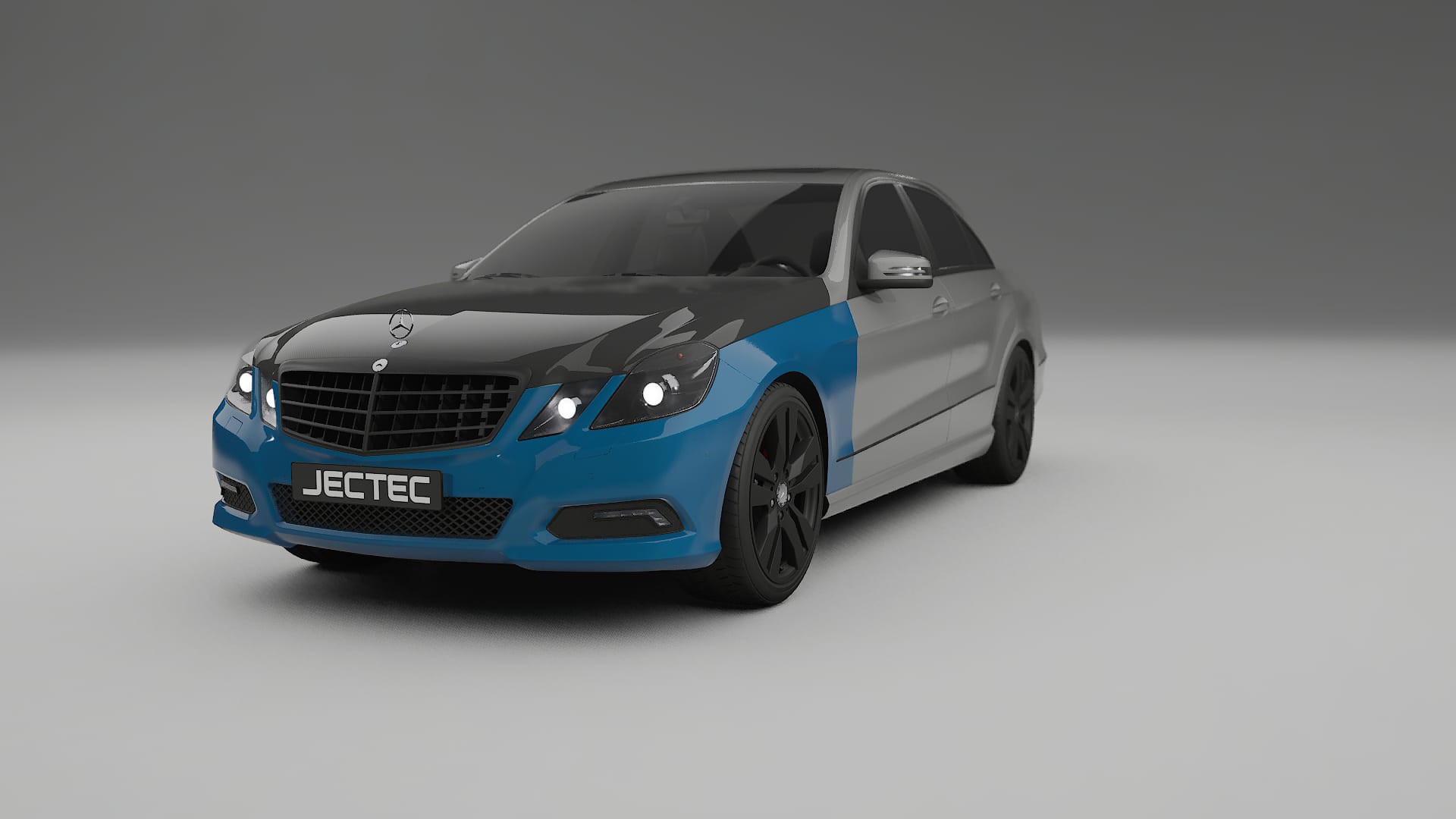 Mercedes E-Class Sedan W212 Prefacelift PPF | CrystalGuard Front Kit with Carbon Bonnet