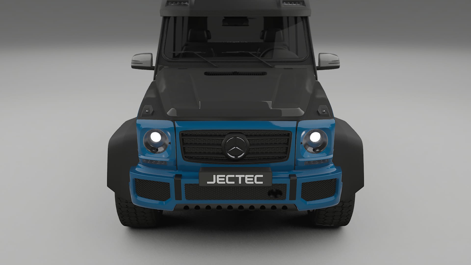 Mercedes G-class 4x4 W463 PPF | CrystalGuard Front Kit with Carbon Bonnet