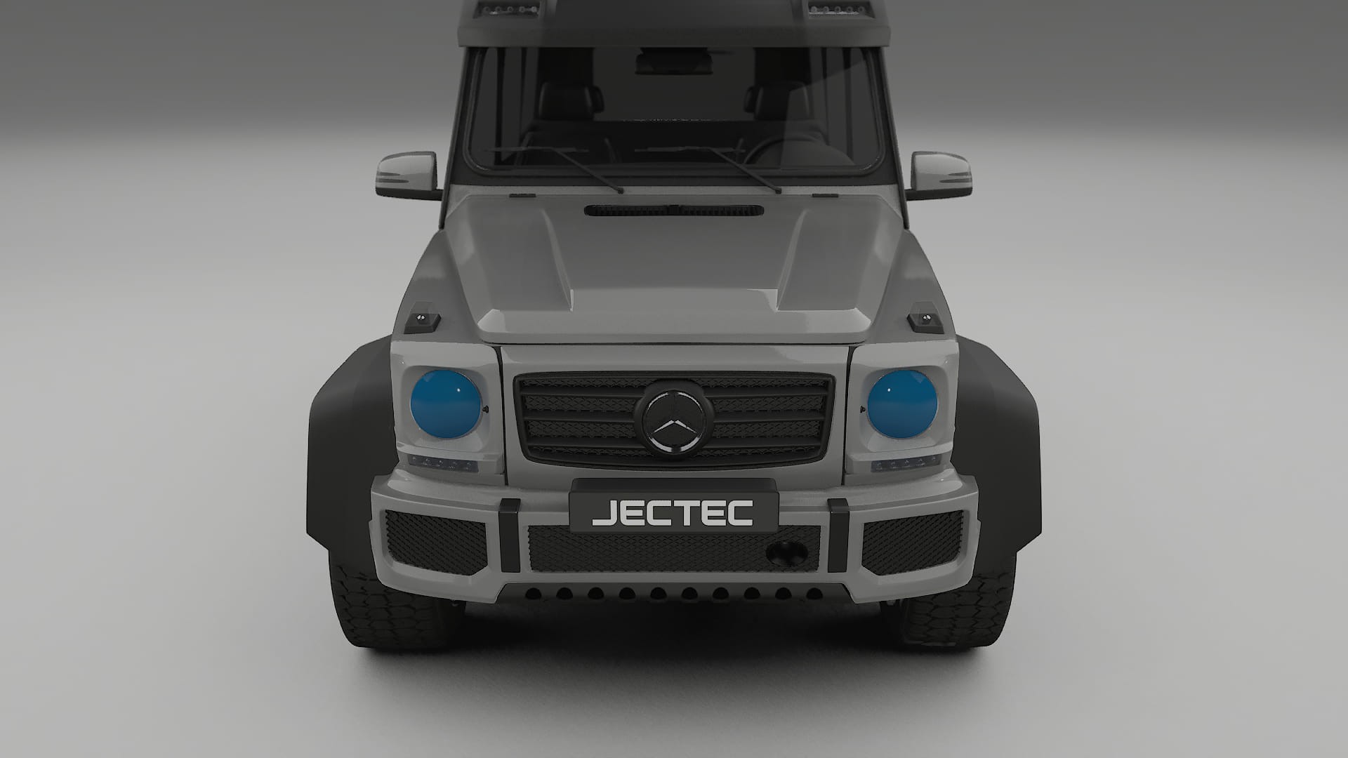 Mercedes G-class 4x4 W463 PPF | CrystalGuard Front Kit with Carbon Bonnet