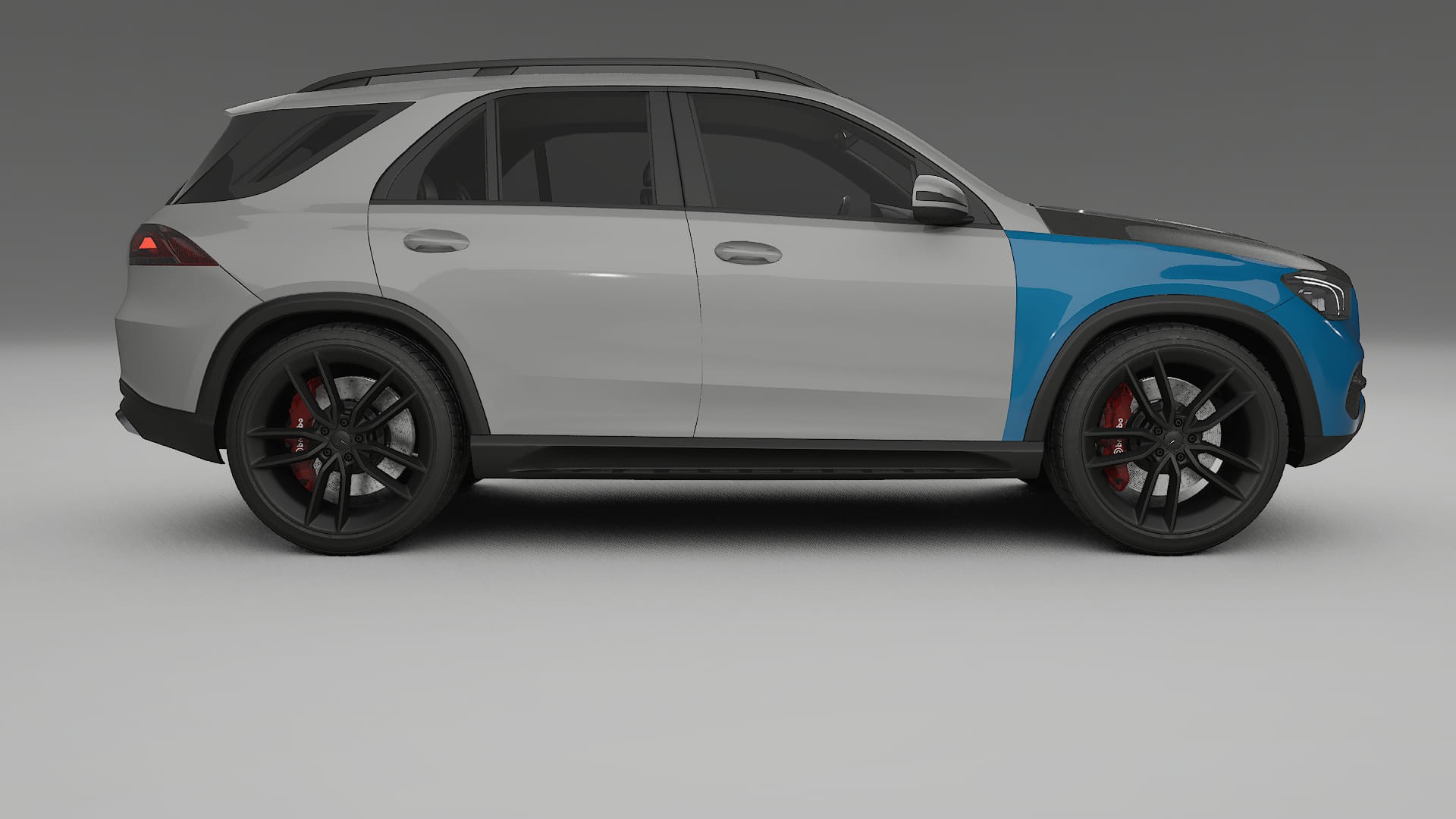 Mercedes GLE W167 PPF | CrystalGuard Front Kit with Carbon Bonnet 2