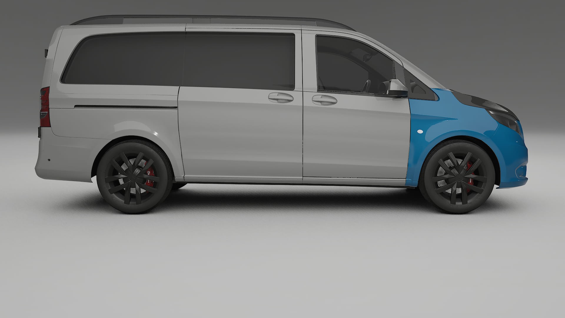 Mercedes Vito-Short W447 prefacelift PPF | CrystalGuard Front Kit with Carbon Bonnet