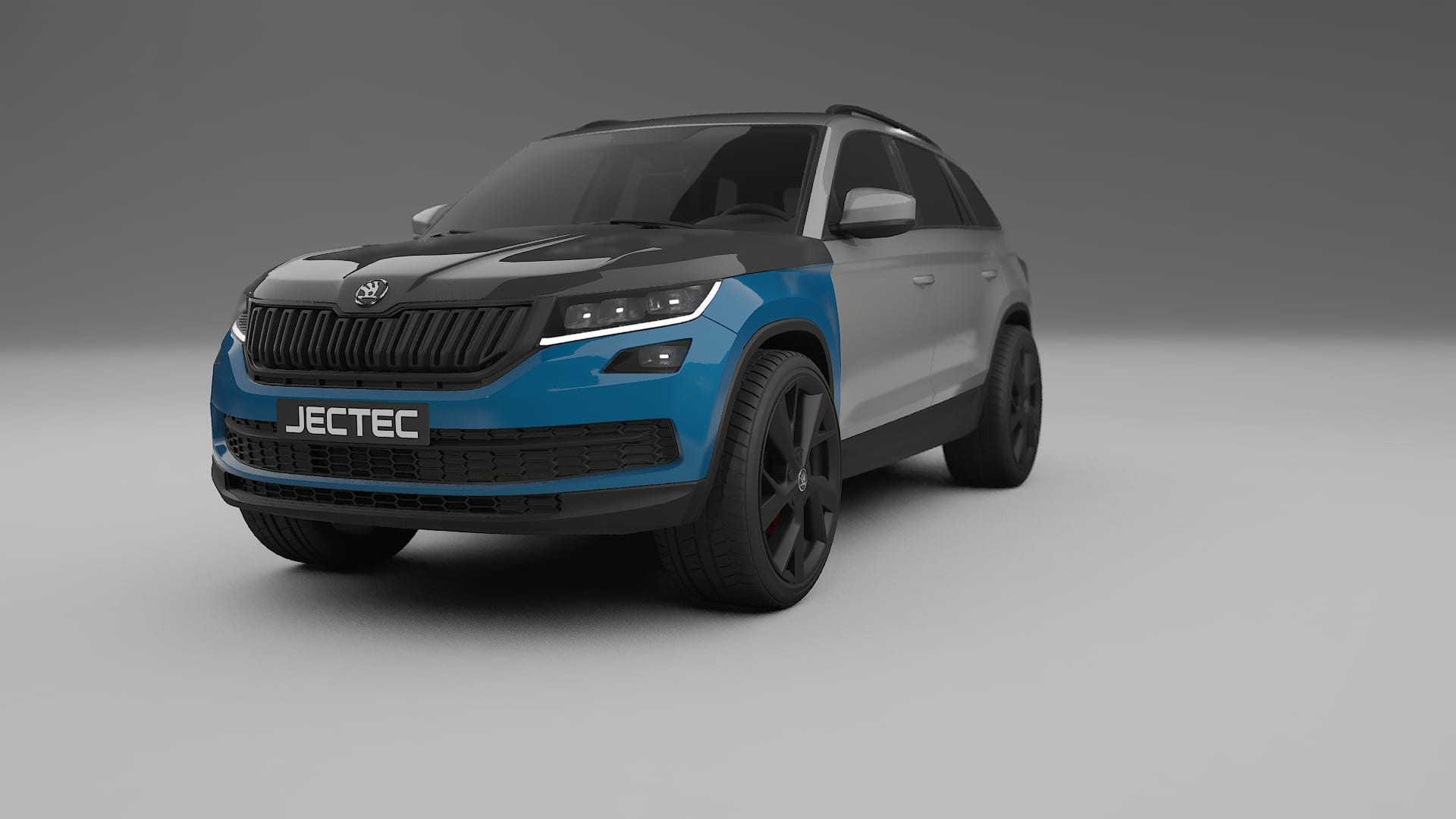 Škoda Kodiaq NS7 PPF | CrystalGuard Front Kit with Carbon Bonnet