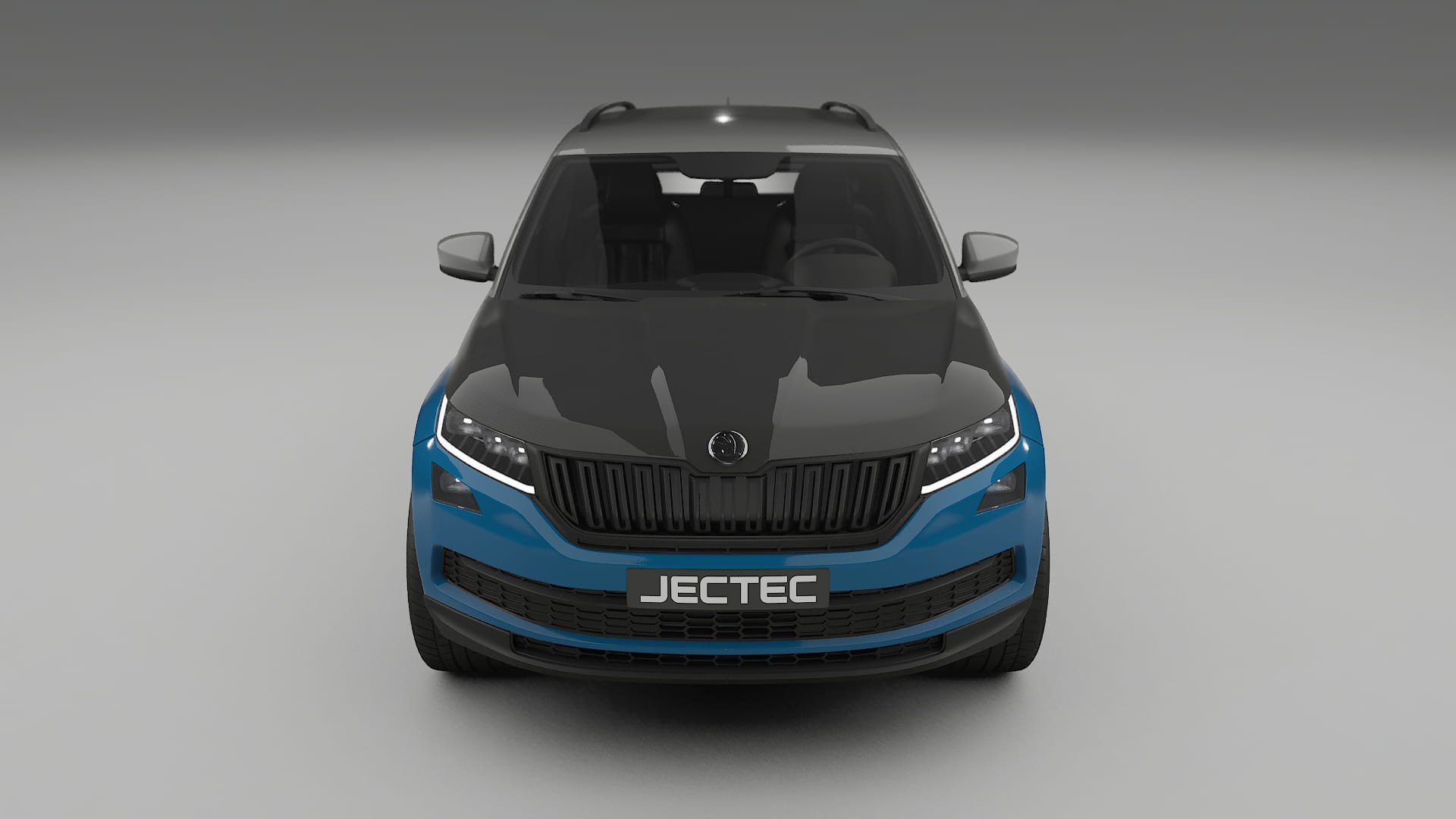 Škoda Kodiaq NS7 PPF | CrystalGuard Front Kit with Carbon Bonnet