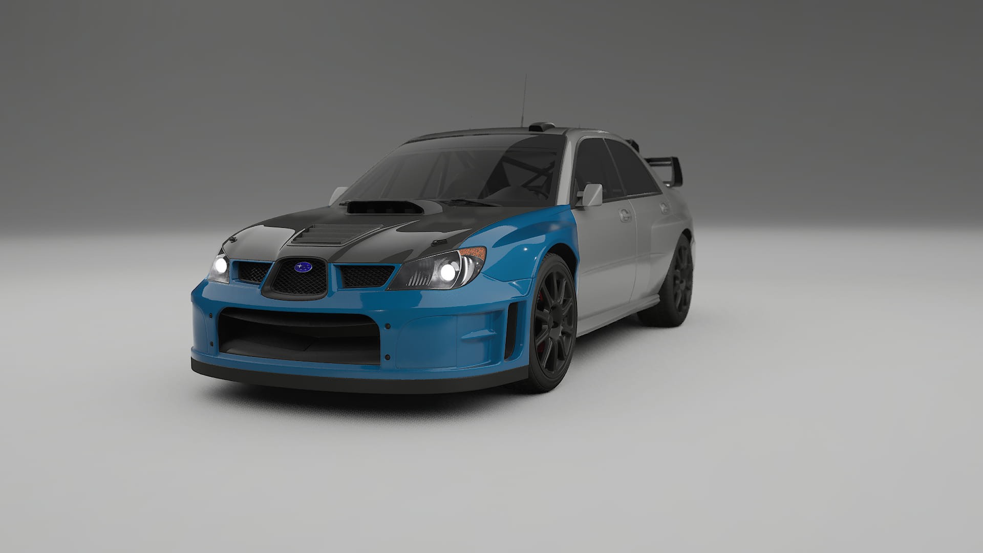 Subaru Impreza WRC GD PPF | CrystalGuard Front Kit with Carbon Bonnet