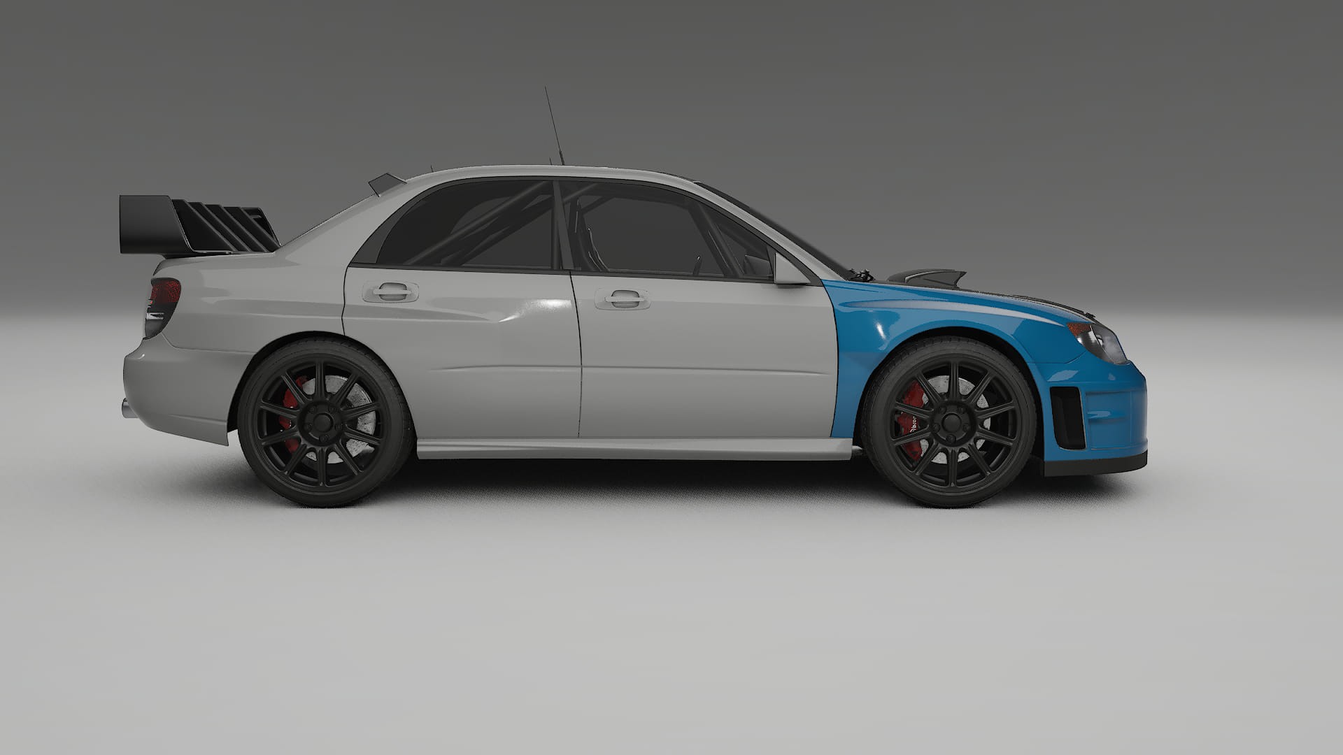 Subaru Impreza WRC GD PPF | CrystalGuard Front Kit with Carbon Bonnet