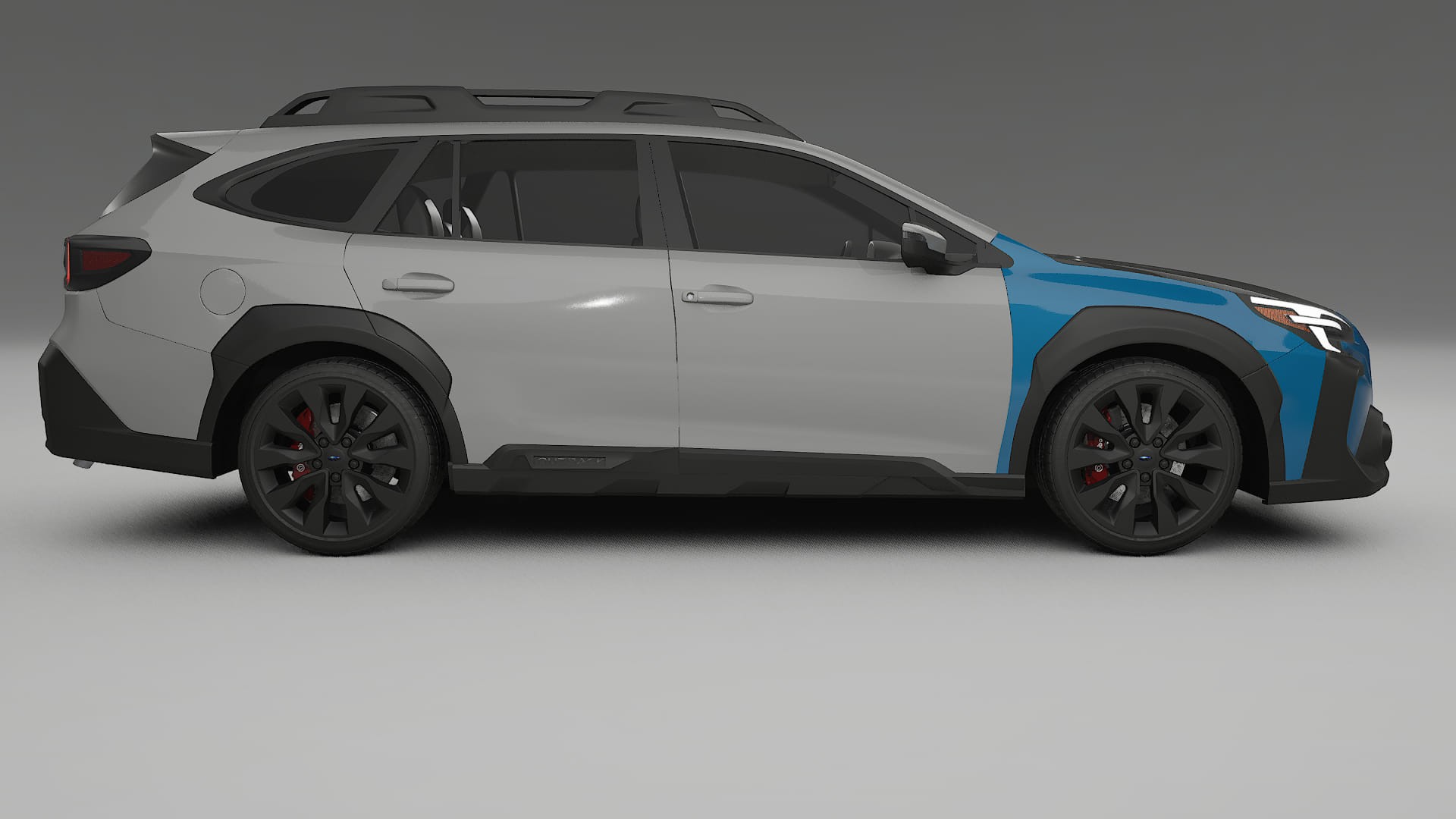 Subaru Outback VI BS facelift PPF | CrystalGuard Front Kit with Carbon Bonnet