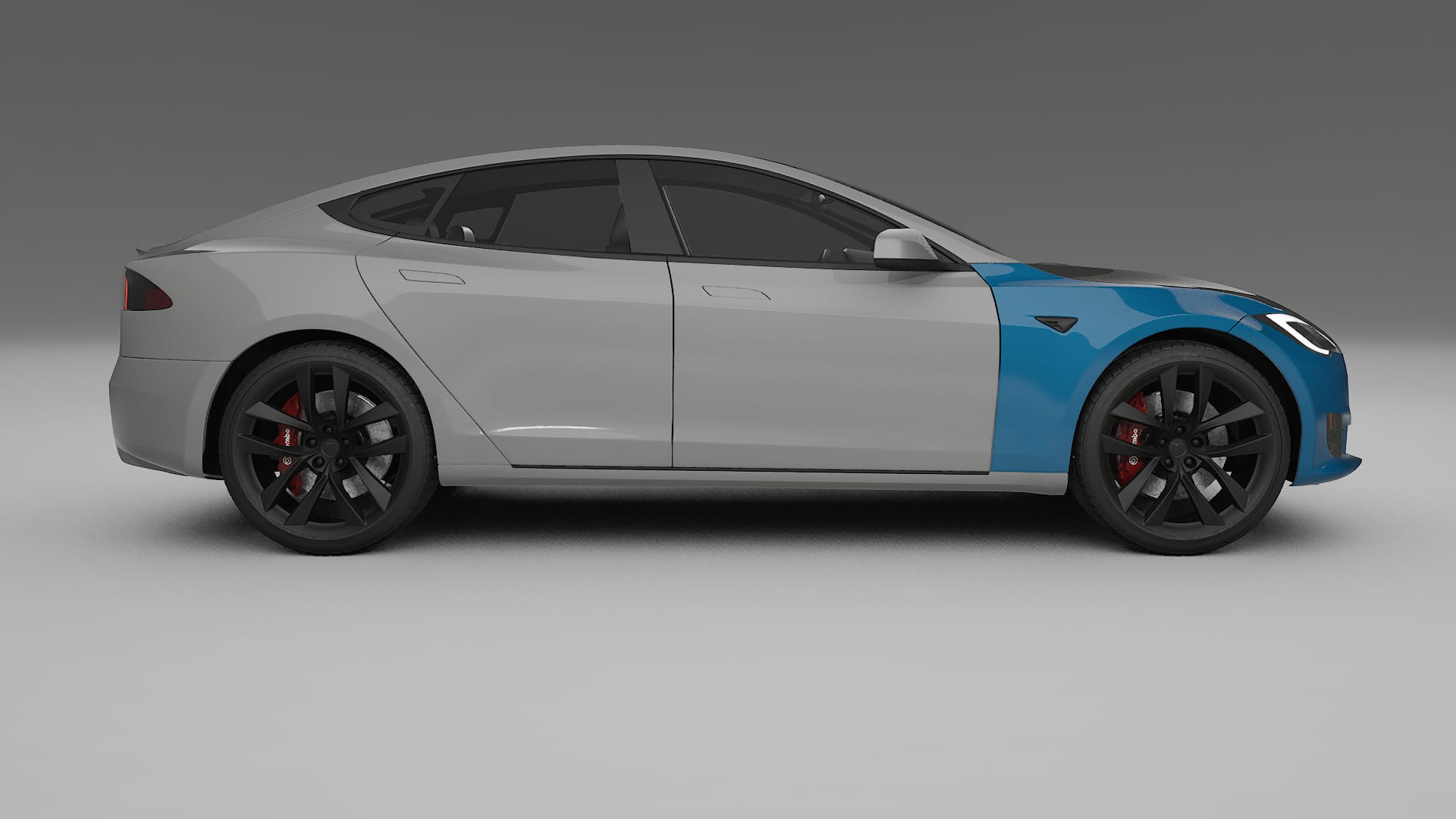 Tesla Model-S Refresh PPF | CrystalGuard Front Kit with Carbon Bonnet