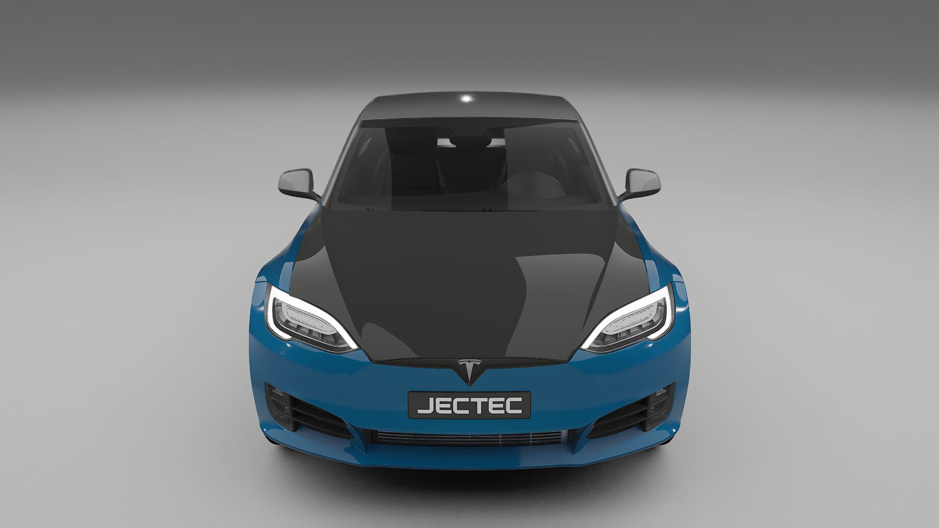 Tesla Model-S Refresh PPF | CrystalGuard Front Kit with Carbon Bonnet