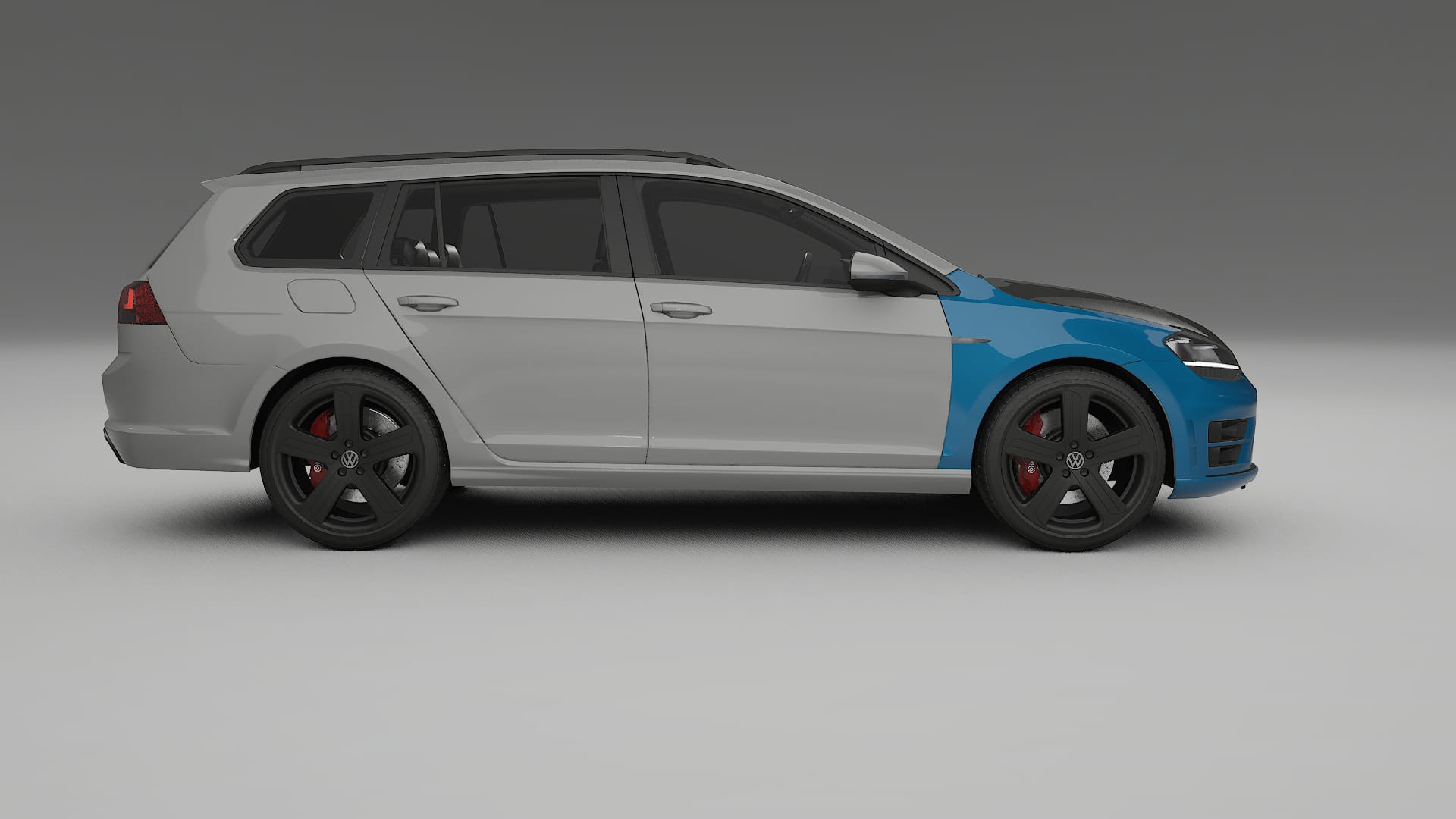 VW Golf Variant Mk7 PPF | CrystalGuard Front Kit with Carbon Bonnet 2