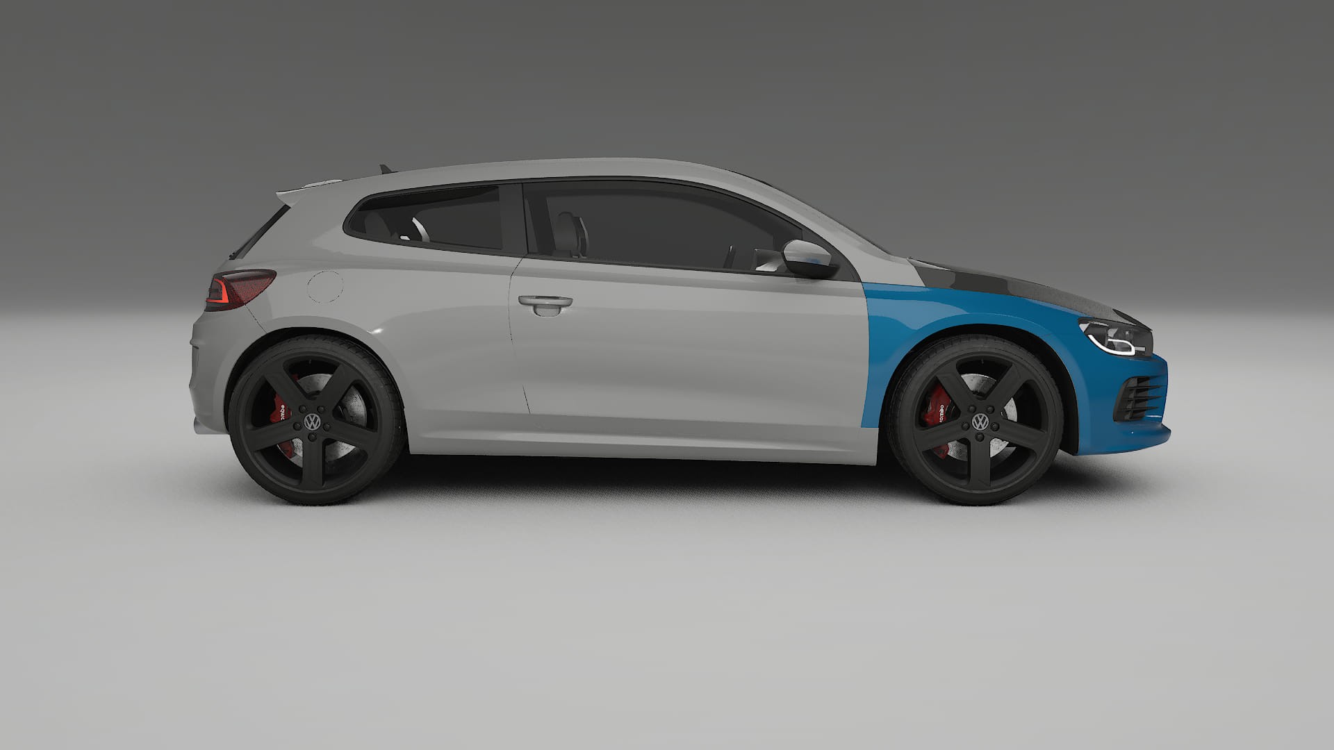 VW Scirocco R III PPF | CrystalGuard Front Kit with Carbon Bonnet 2