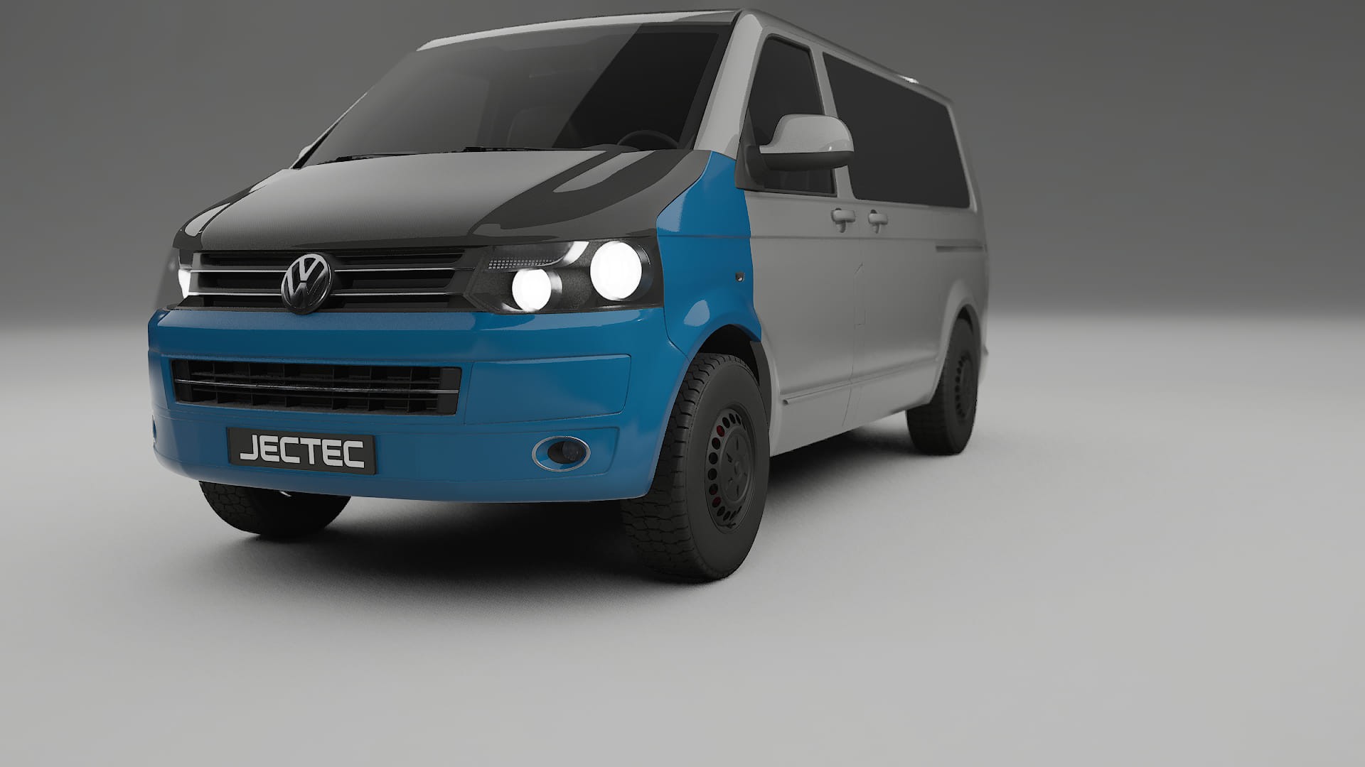 VW Transporter T5 Caravelle PPF | CrystalGuard Front Kit with Carbon Bonnet