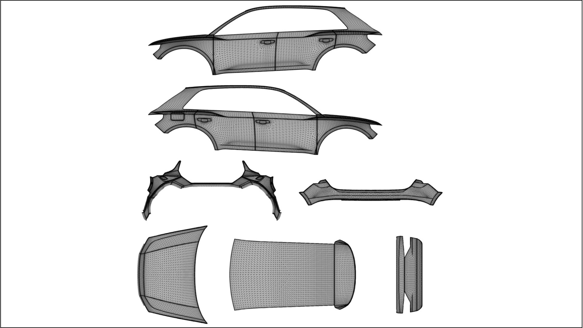 Audi Q3 S-Line F3 COBRA 11 – Design-Wrap PPF-Kit aus bedruckbarer Polyurethanfolie