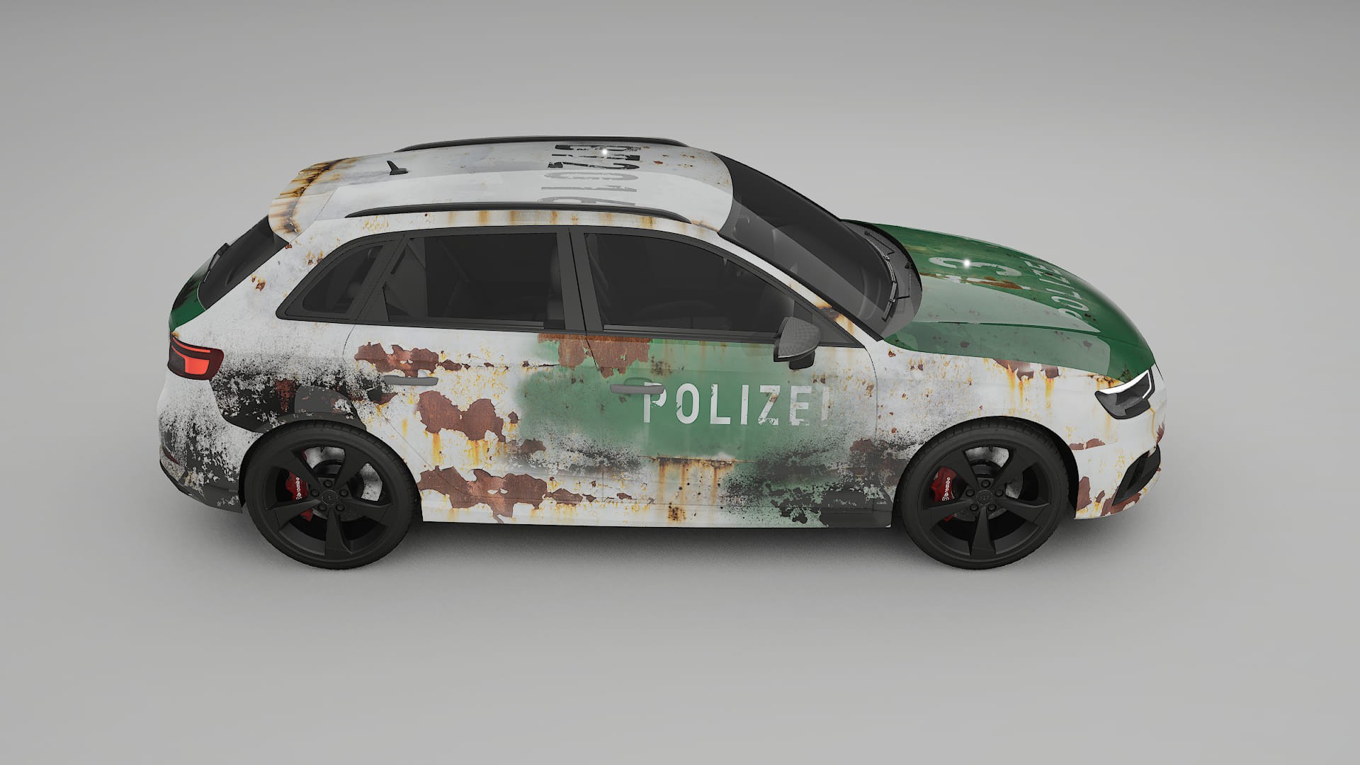 Audi RS3 Sportback 8V facelift LCI COBRA 11 – Design-Wrap PPF-Kit aus bedruckbarer Polyurethanfolie