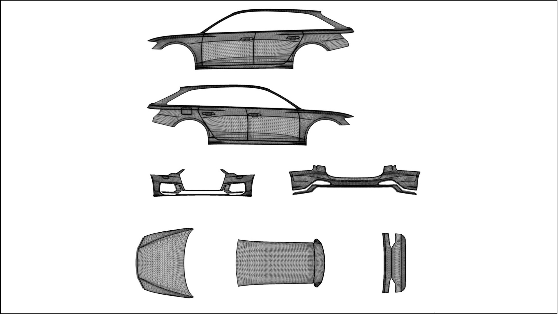 Audi S6 Avant prefacelift pre-LCI C8 COBRA 11 Designed Wrap PPF Kit – Printable Polyurethane Film 2