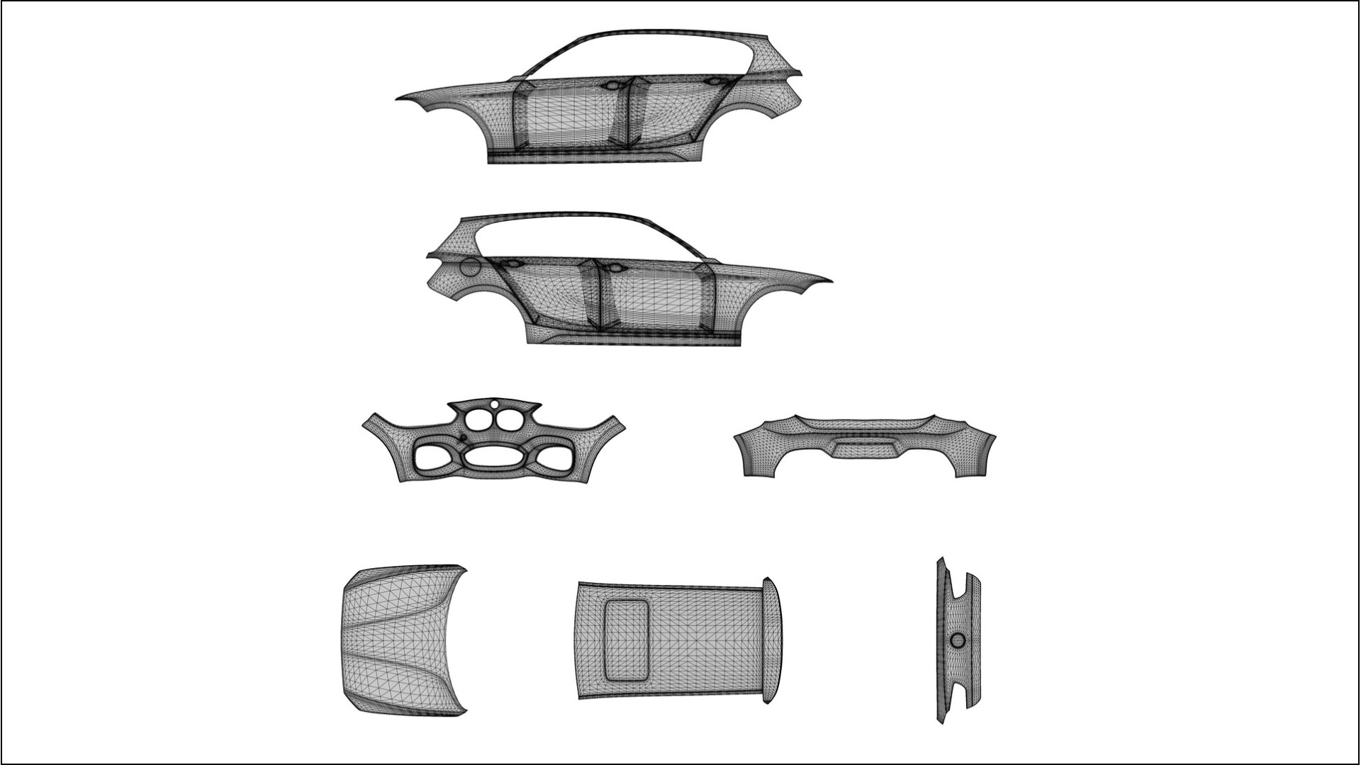 BMW 1 F20 facelift LCI COBRA 11 Designed Wrap PPF Kit – Printable Polyurethane Film 2