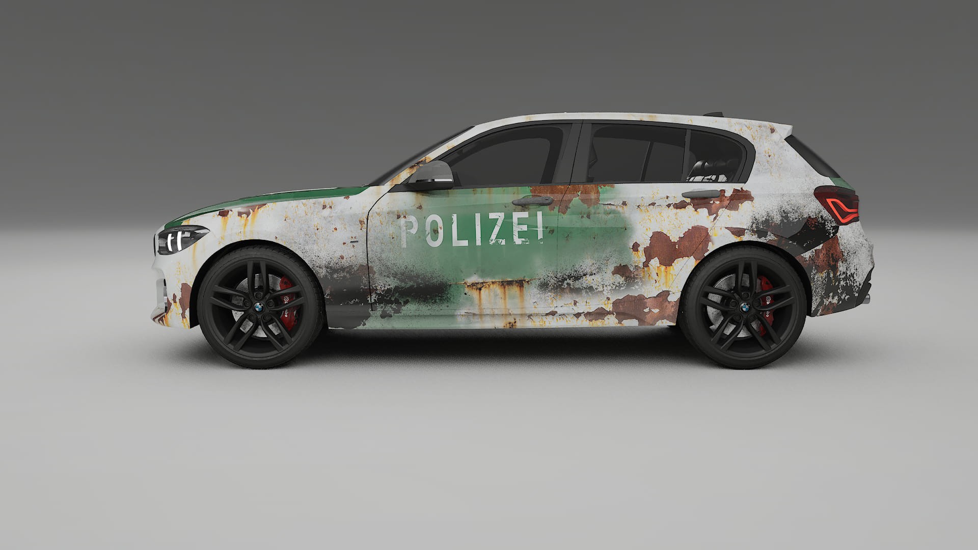 BMW 1 F20 facelift LCI COBRA 11 – Design-Wrap PPF-Kit aus bedruckbarer Polyurethanfolie