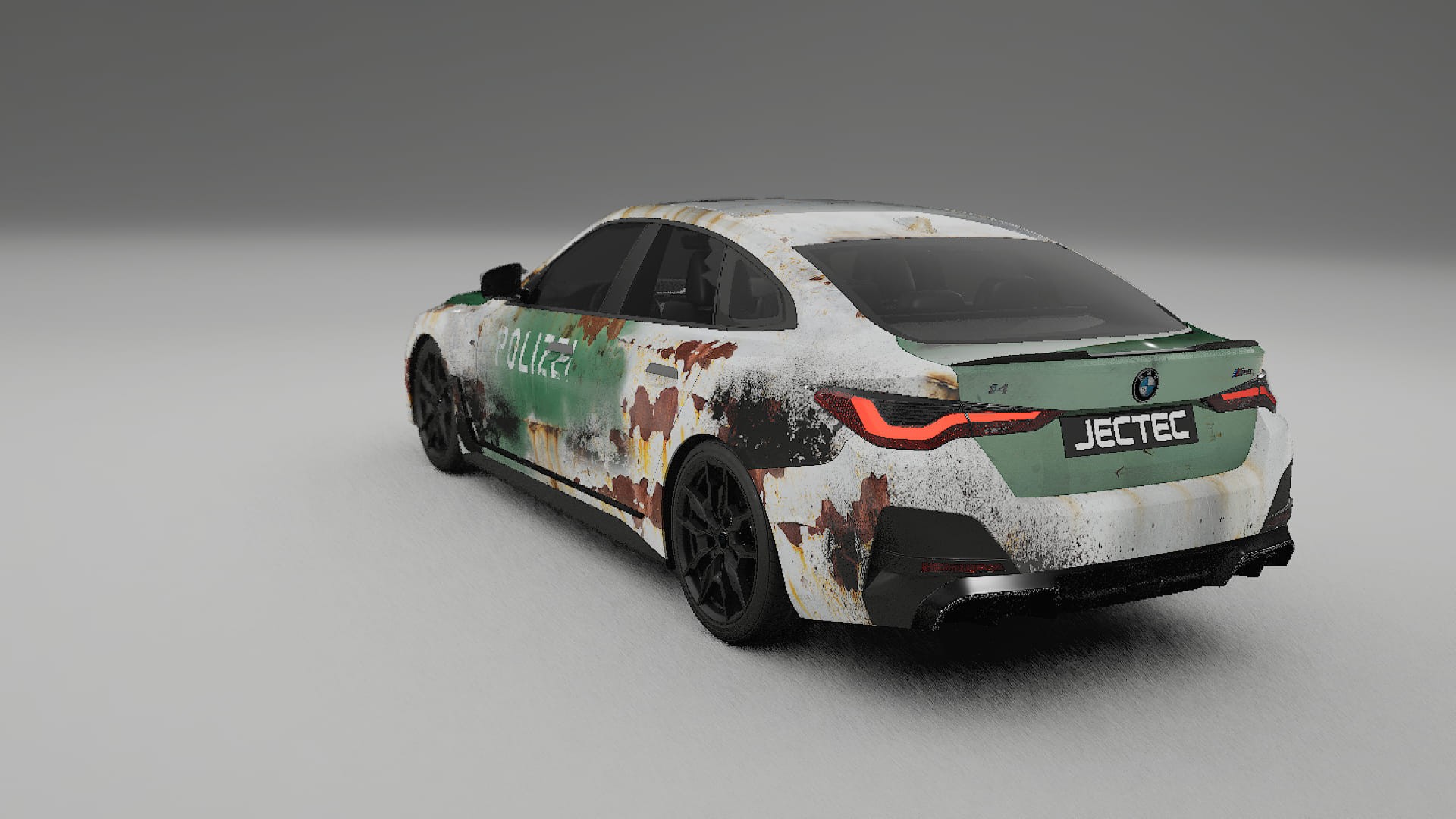 BMW I4 G26 M-Package COBRA 11 – Design-Wrap PPF-Kit aus bedruckbarer Polyurethanfolie