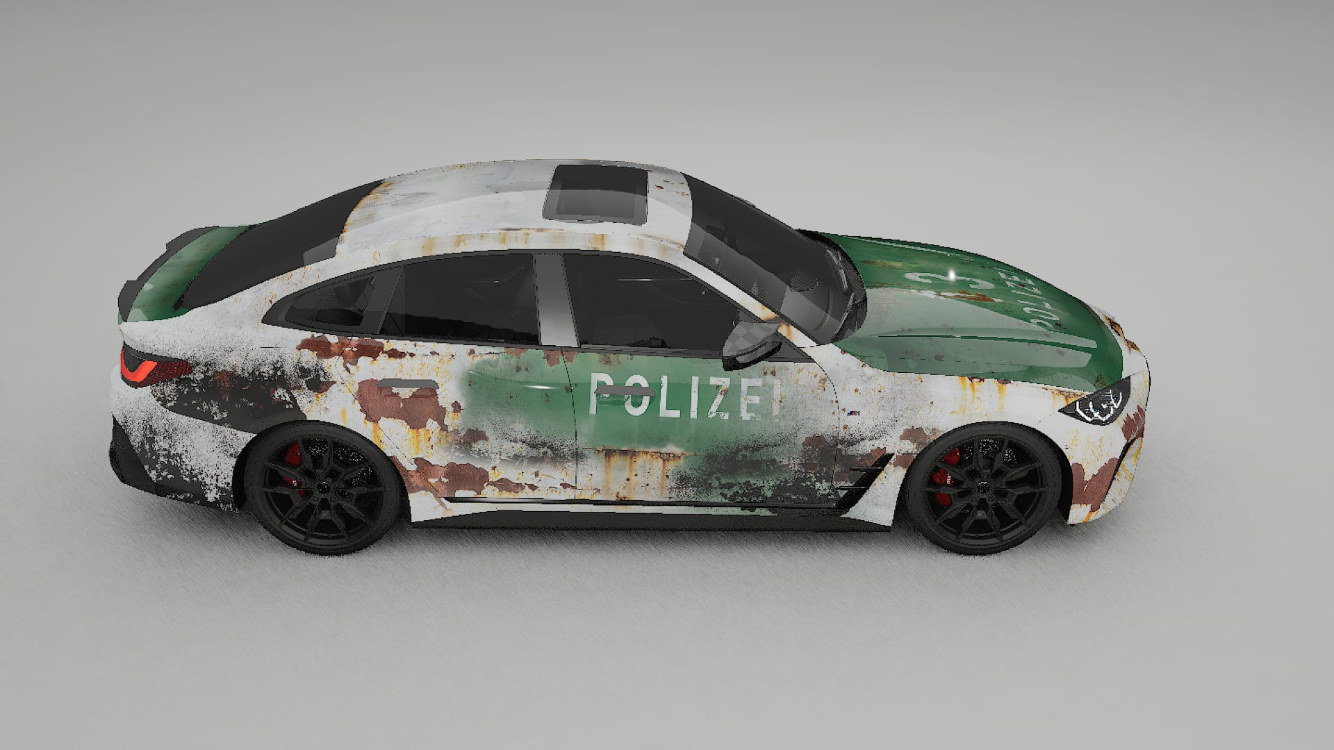 BMW I4 G26 M-Package COBRA 11 – Design-Wrap PPF-Kit aus bedruckbarer Polyurethanfolie