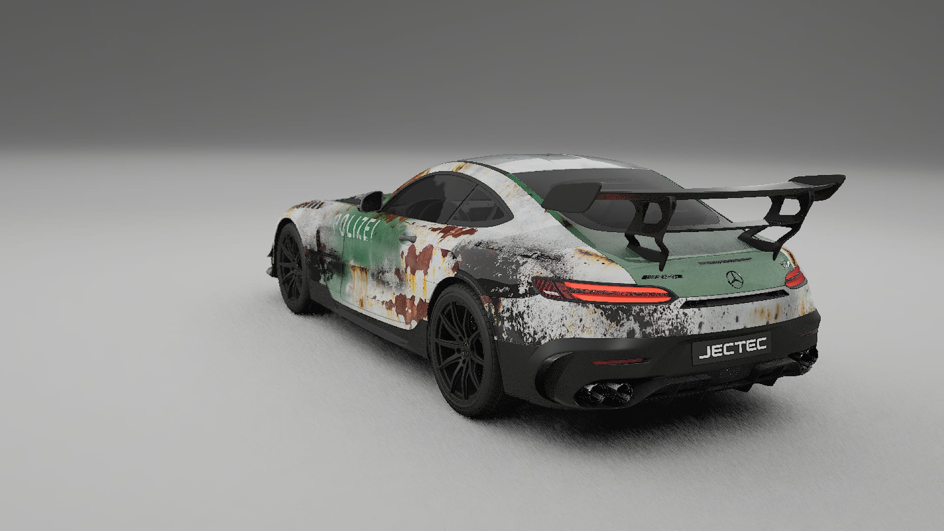 Mercedes AMG GT Black Series C192 Coupe COBRA 11 – Design-Wrap PPF-Kit aus bedruckbarer Polyurethanfolie