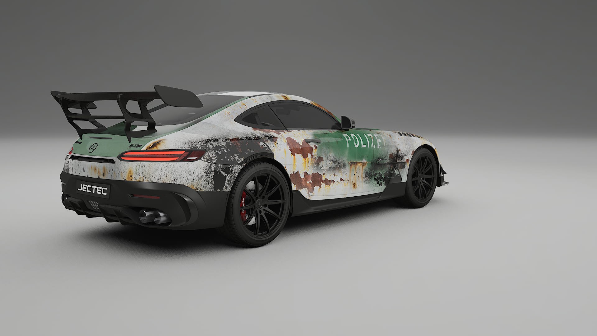 Mercedes AMG GT Black Series C192 Coupe COBRA 11 – Design-Wrap PPF-Kit aus bedruckbarer Polyurethanfolie