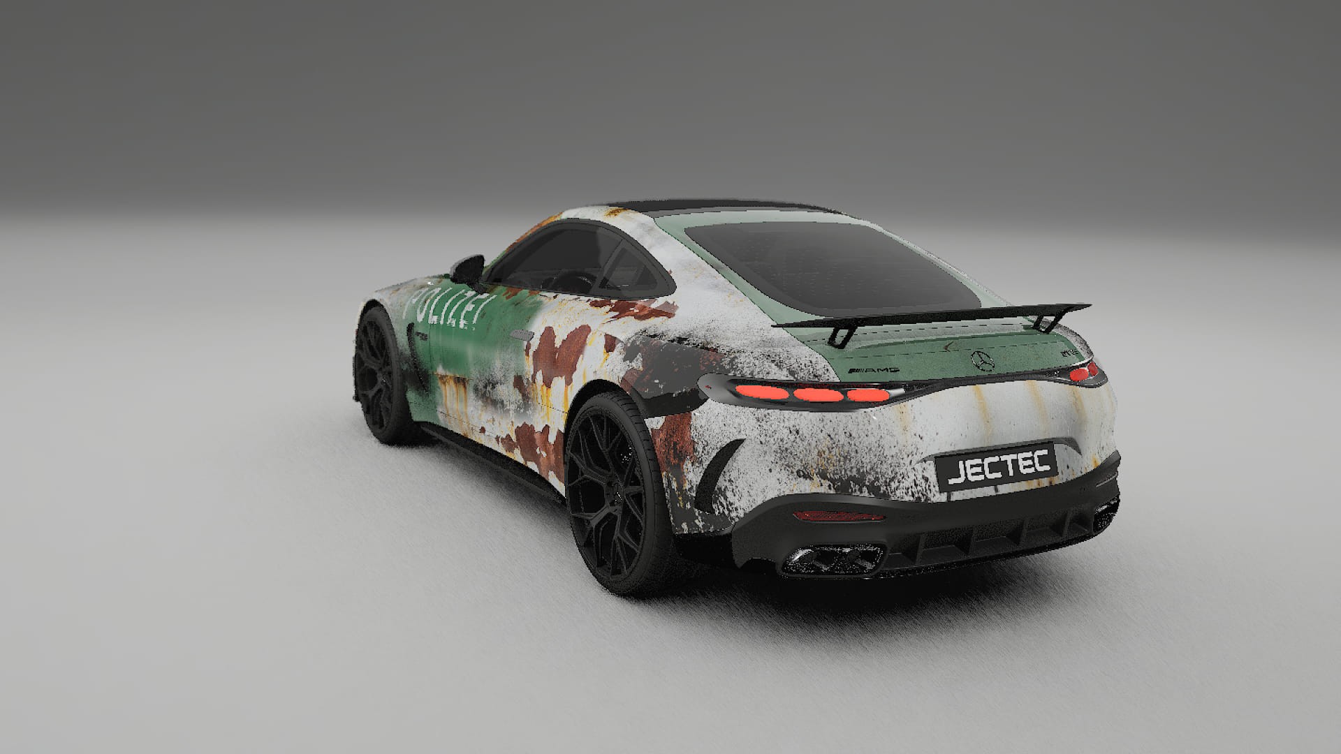 Mercedes AMG GT Coupe C192 COBRA 11 – Design-Wrap PPF-Kit aus bedruckbarer Polyurethanfolie