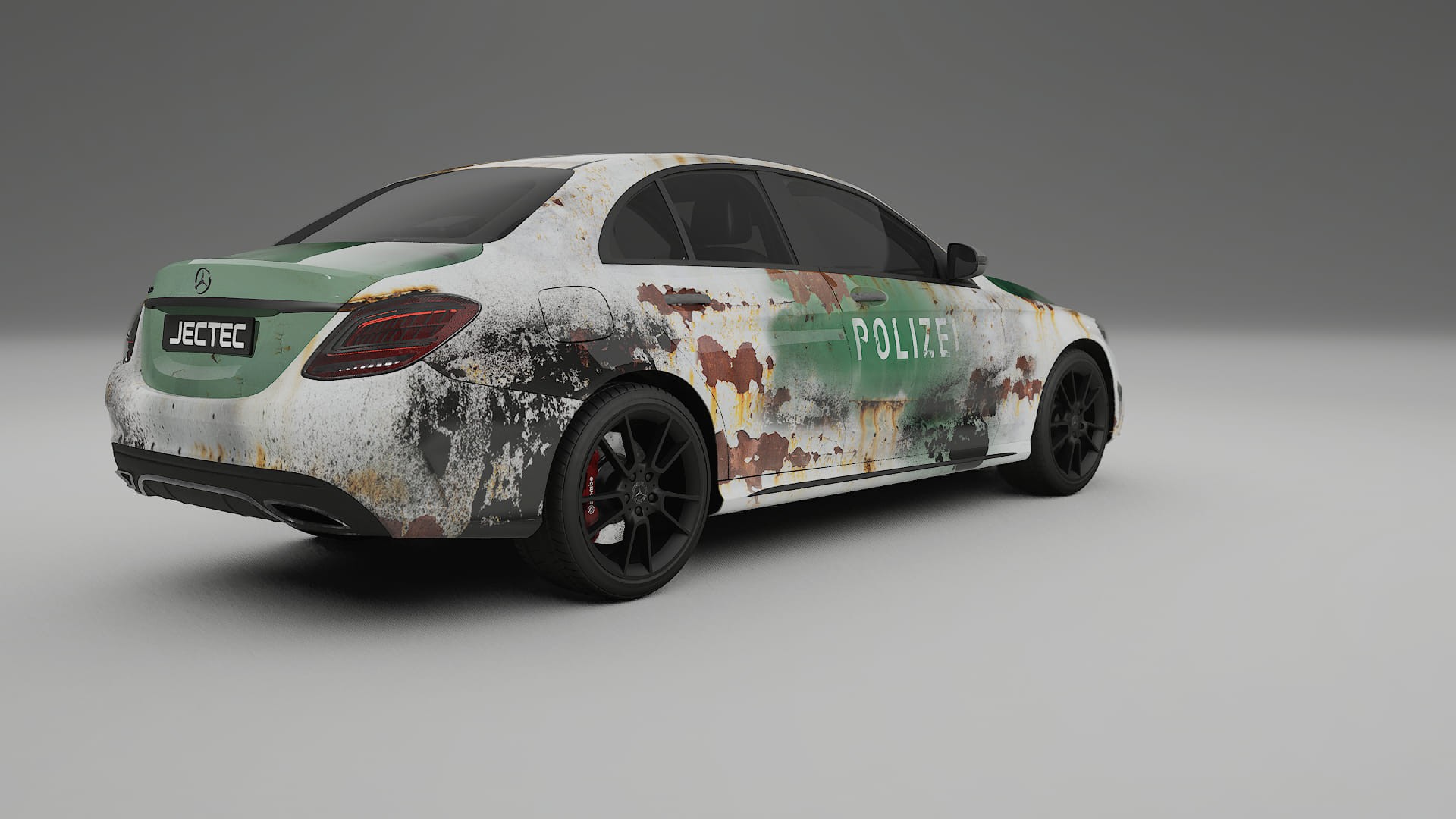 Mercedes C-class W205 AMG sedan COBRA 11 – Design-Wrap PPF-Kit aus bedruckbarer Polyurethanfolie