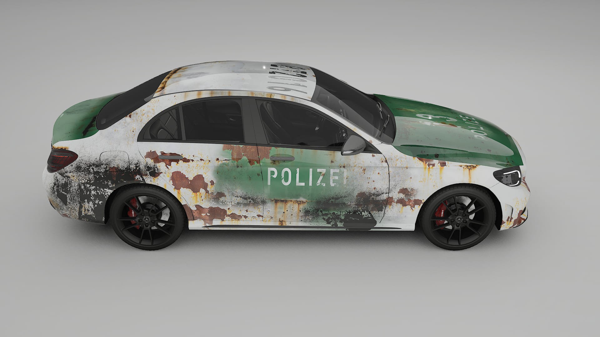 Mercedes C-class W205 AMG sedan COBRA 11 – Design-Wrap PPF-Kit aus bedruckbarer Polyurethanfolie