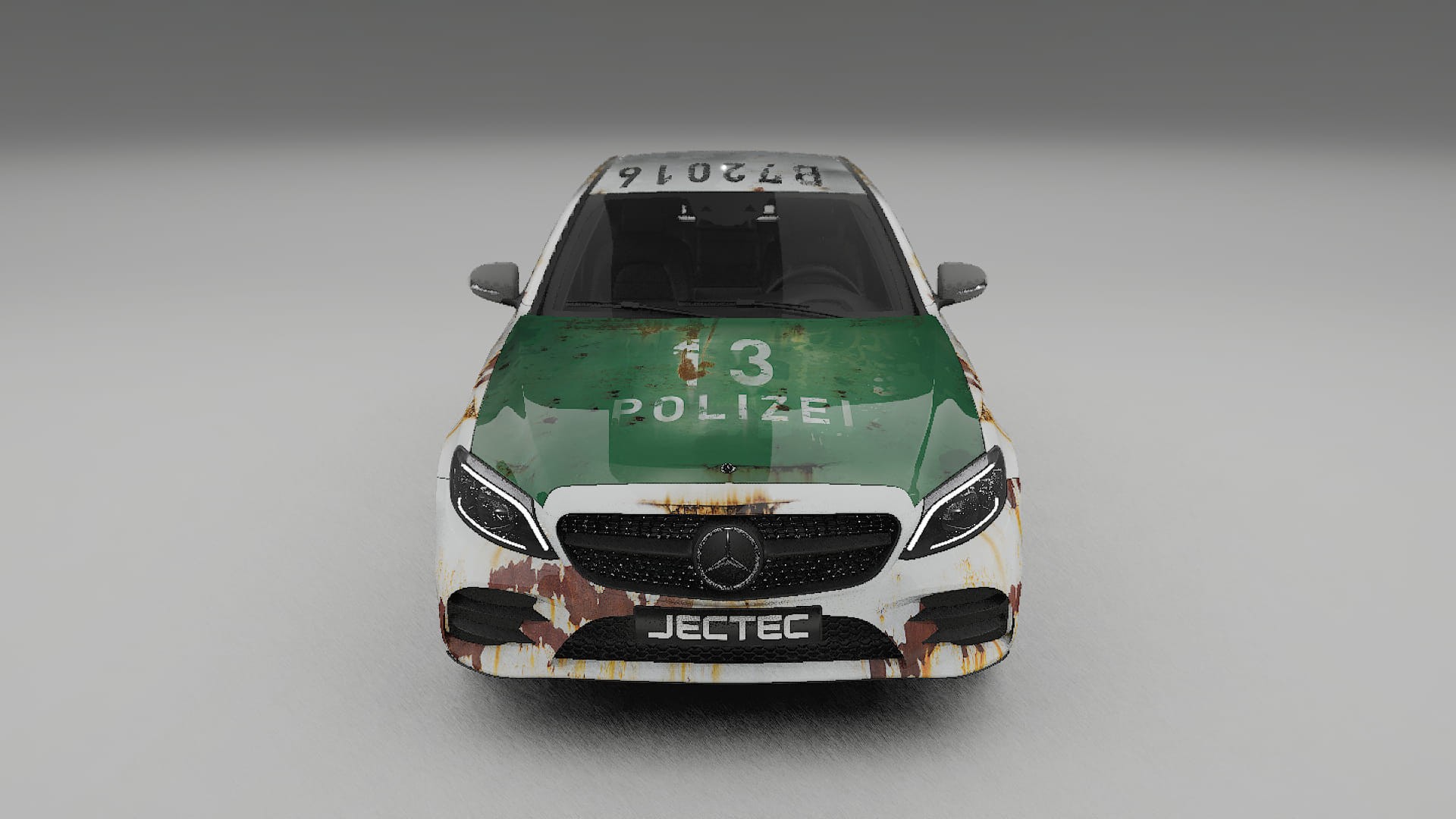 Mercedes C-class W205 AMG sedan COBRA 11 – Design-Wrap PPF-Kit aus bedruckbarer Polyurethanfolie