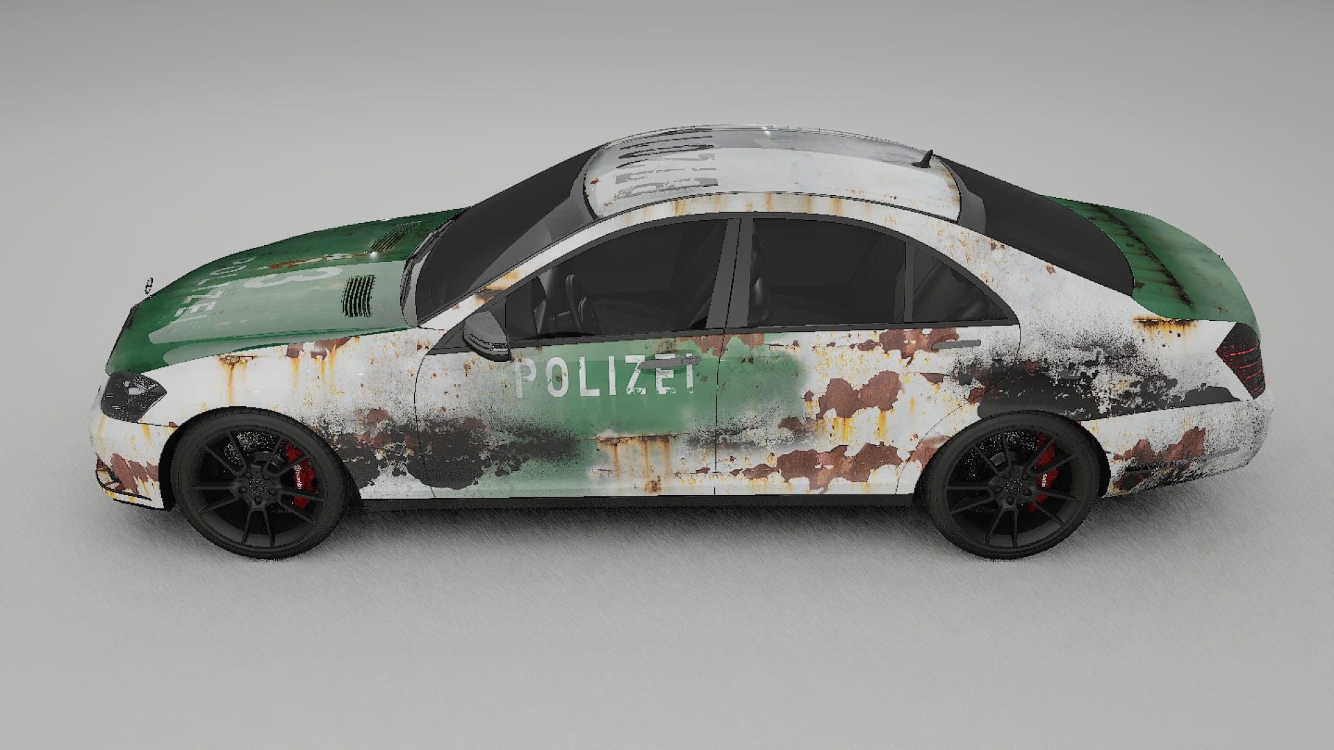 Mercedes S-class W221 facelift LCI COBRA 11 – Design-Wrap PPF-Kit aus bedruckbarer Polyurethanfolie