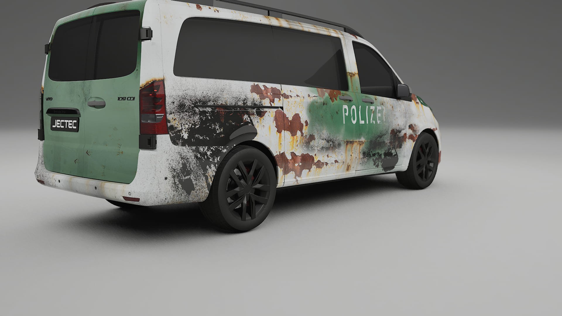 Mercedes Vito Short W447 prefacelift pre-LCI COBRA 11 – Design-Wrap PPF-Kit aus bedruckbarer Polyurethanfolie
