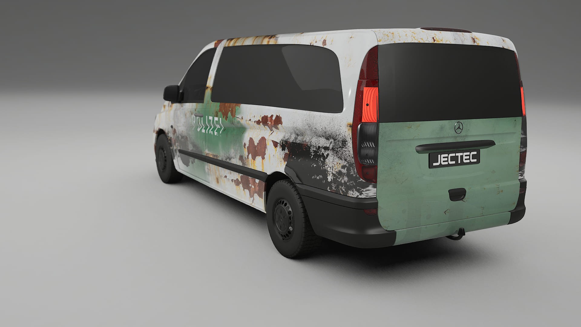 Mercedes Vito Short W639 facelift LCI COBRA 11 Designed Wrap PPF Kit – Printable Polyurethane Film