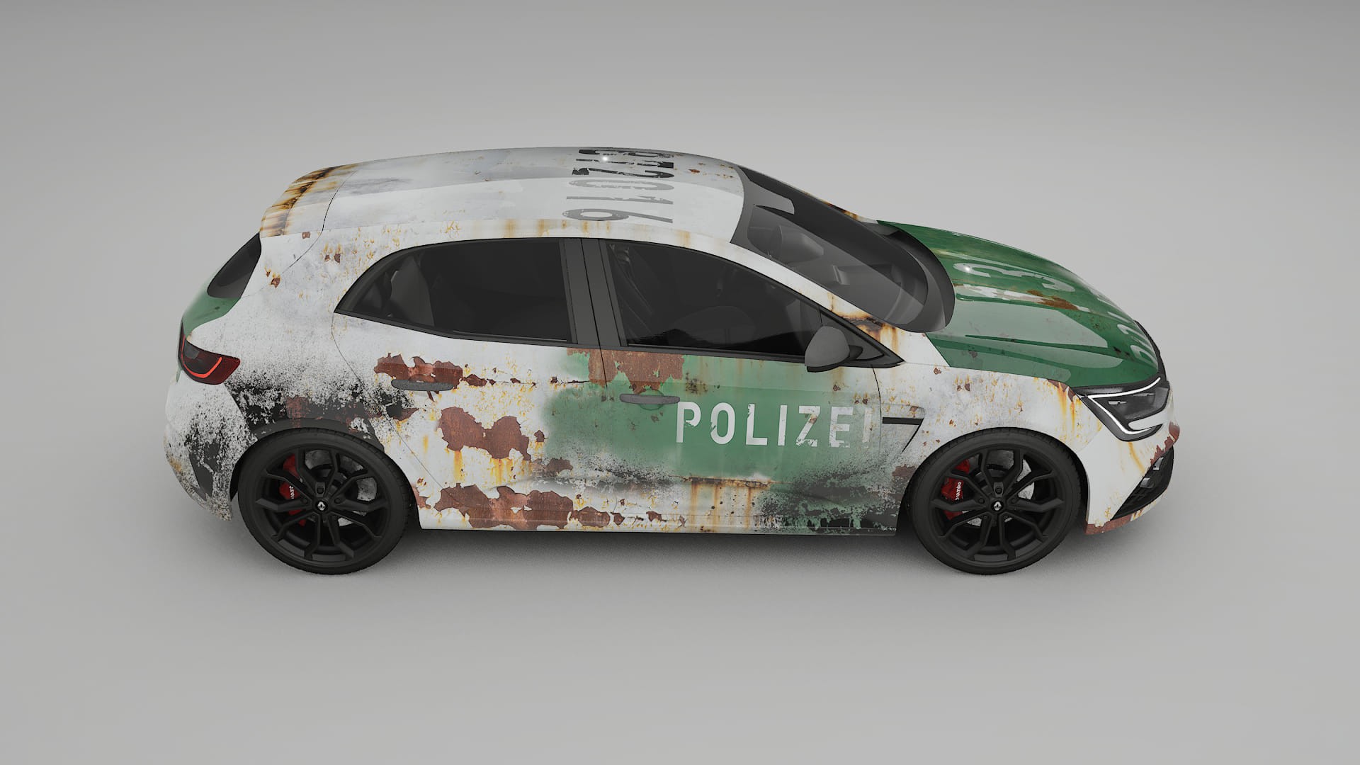 Renault Megane RS IV COBRA 11 – Design-Wrap PPF-Kit aus bedruckbarer Polyurethanfolie