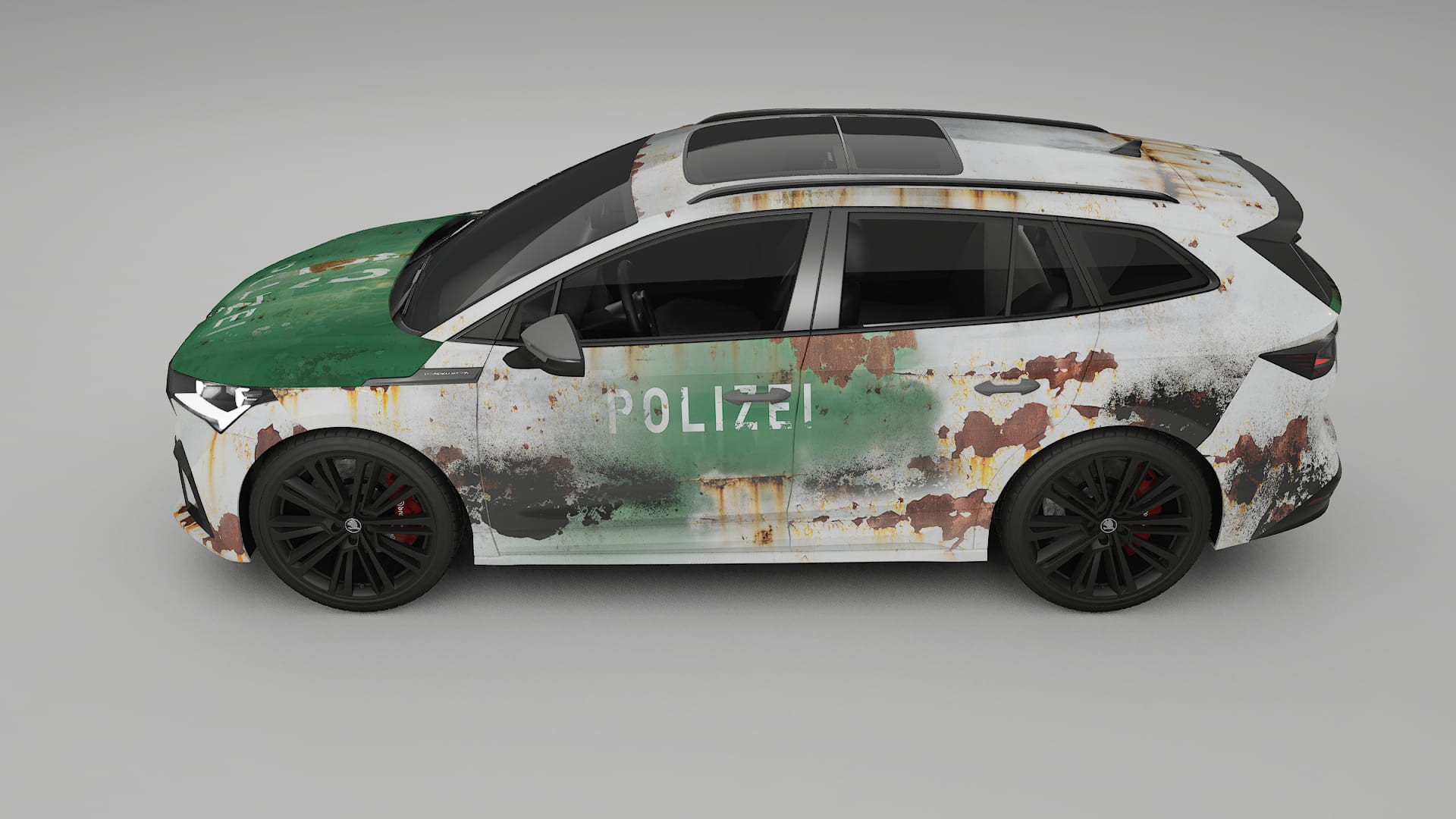 Škoda Enyaq MEB COBRA 11 – Design-Wrap PPF-Kit aus bedruckbarer Polyurethanfolie