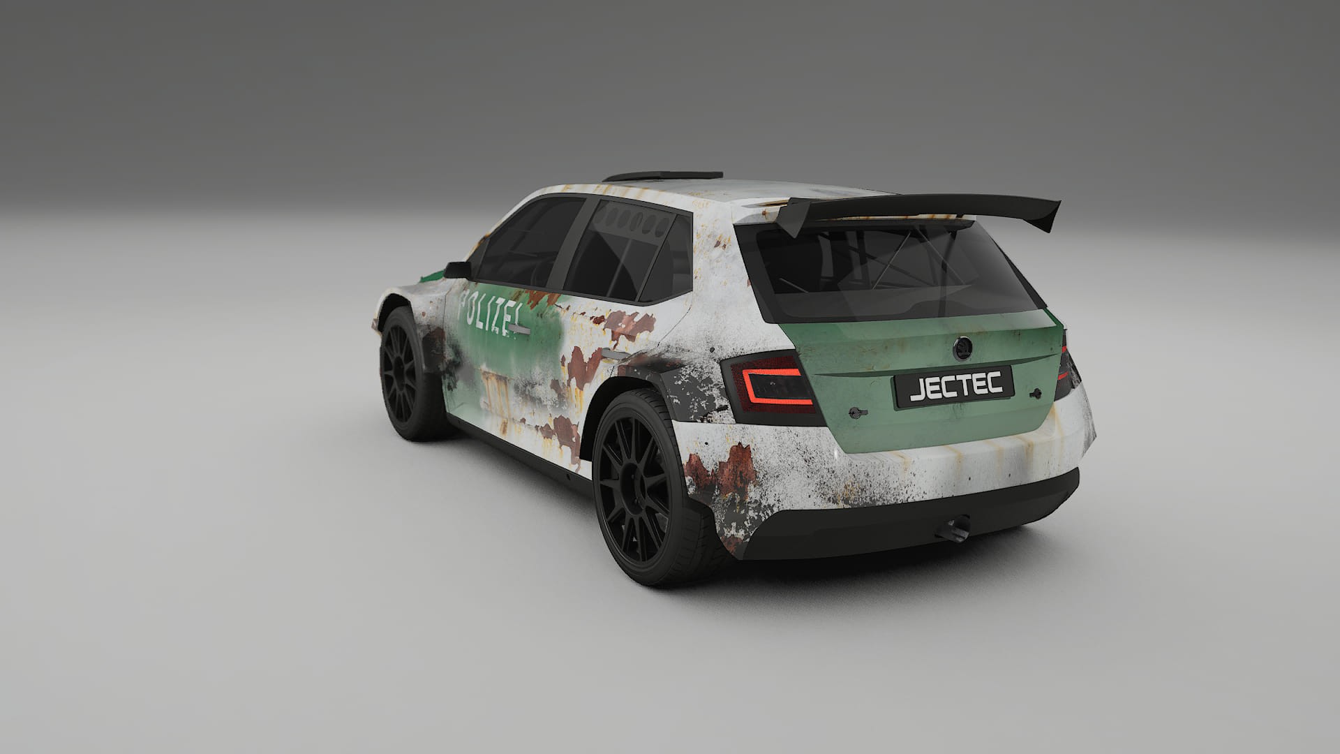 Škoda Fabia R5 6V COBRA 11 – Design-Wrap PPF-Kit aus bedruckbarer Polyurethanfolie
