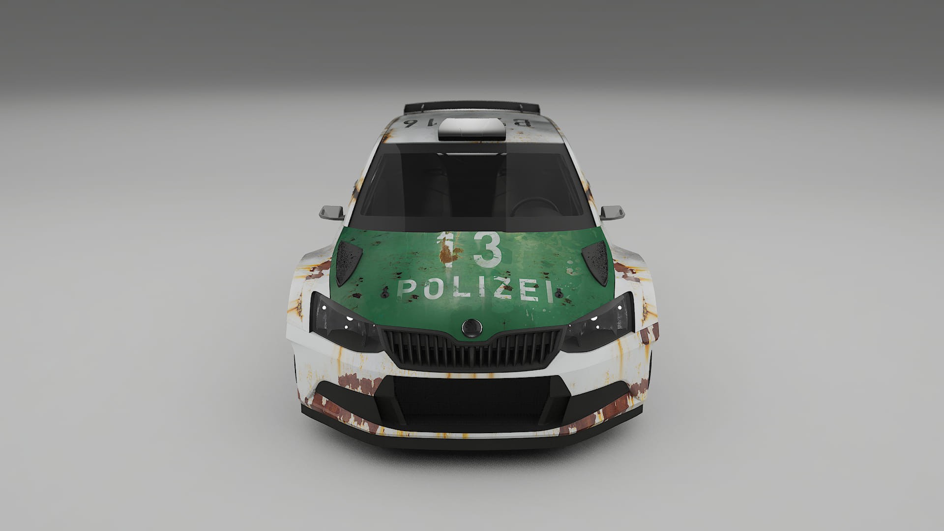 Škoda Fabia R5 6V COBRA 11 – Design-Wrap PPF-Kit aus bedruckbarer Polyurethanfolie