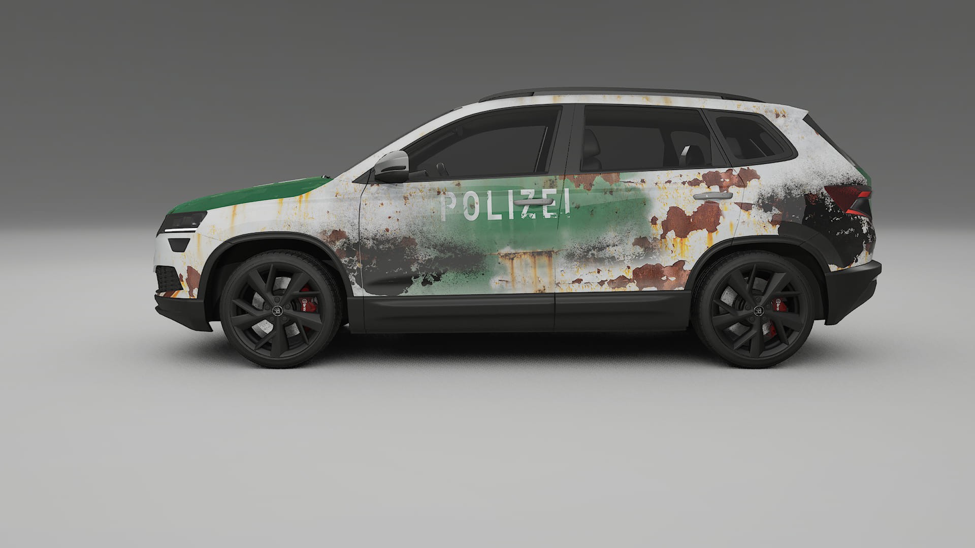 Škoda Karoq NU7 COBRA 11 – Design-Wrap PPF-Kit aus bedruckbarer Polyurethanfolie