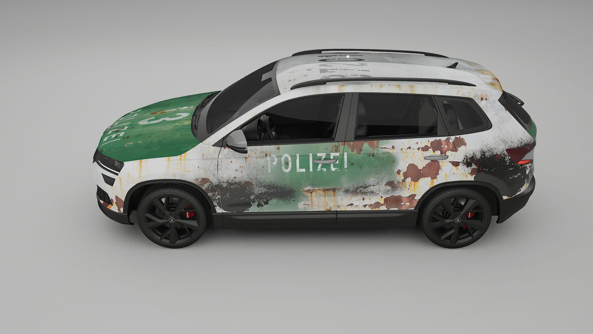 Škoda Karoq NU7 COBRA 11 – Design-Wrap PPF-Kit aus bedruckbarer Polyurethanfolie