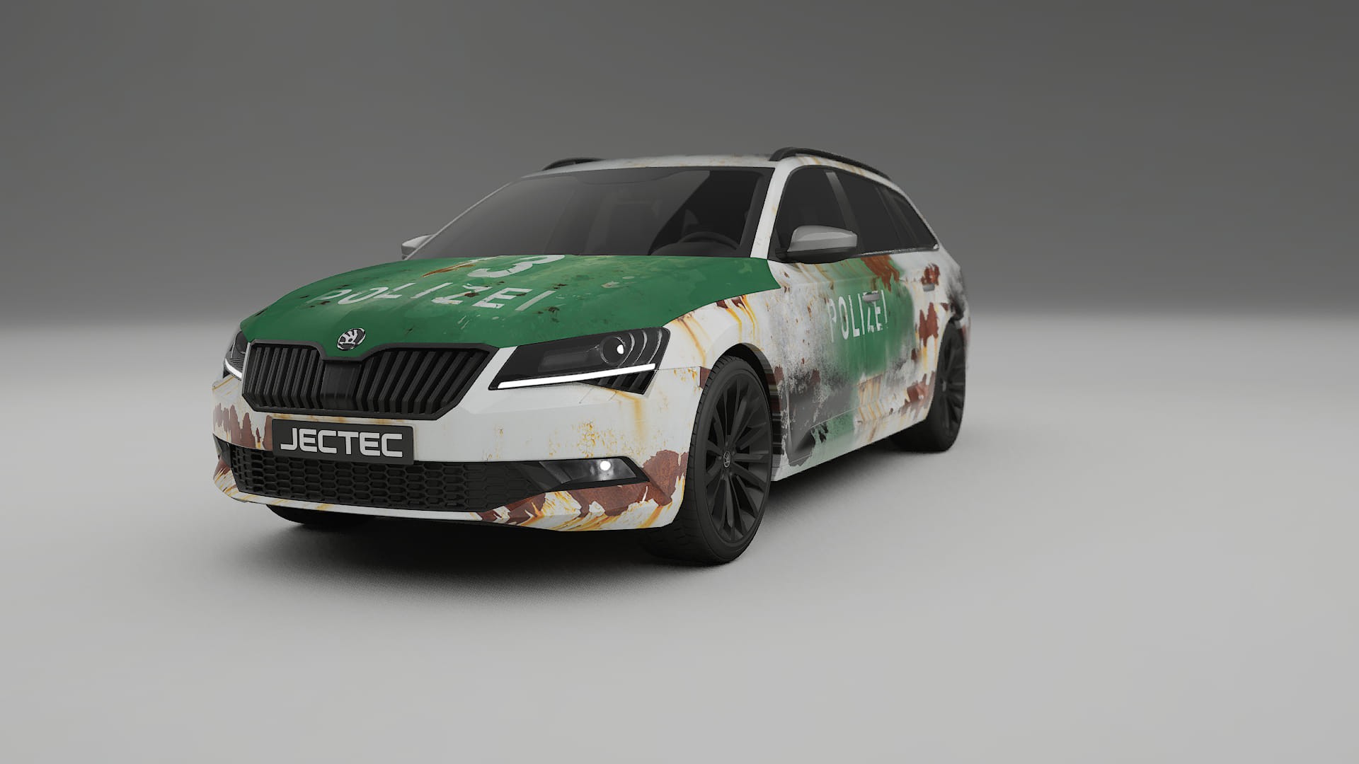 Škoda Superb B8 COBRA 11 – Design-Wrap PPF-Kit aus bedruckbarer Polyurethanfolie