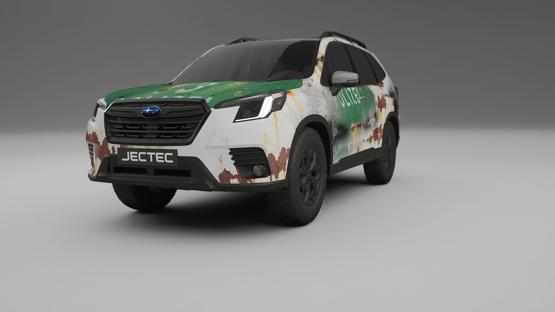 Subaru Forester V SK facelift LCI COBRA 11 – Design-Wrap PPF-Kit aus bedruckbarer Polyurethanfolie