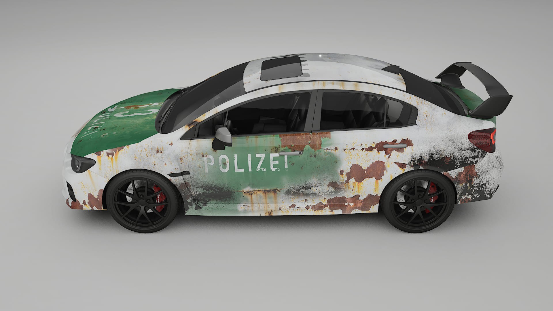 Subaru Impreza WRX Sti VA prefacelift pre-LCI COBRA 11 – Design-Wrap PPF-Kit aus bedruckbarer Polyurethanfolie