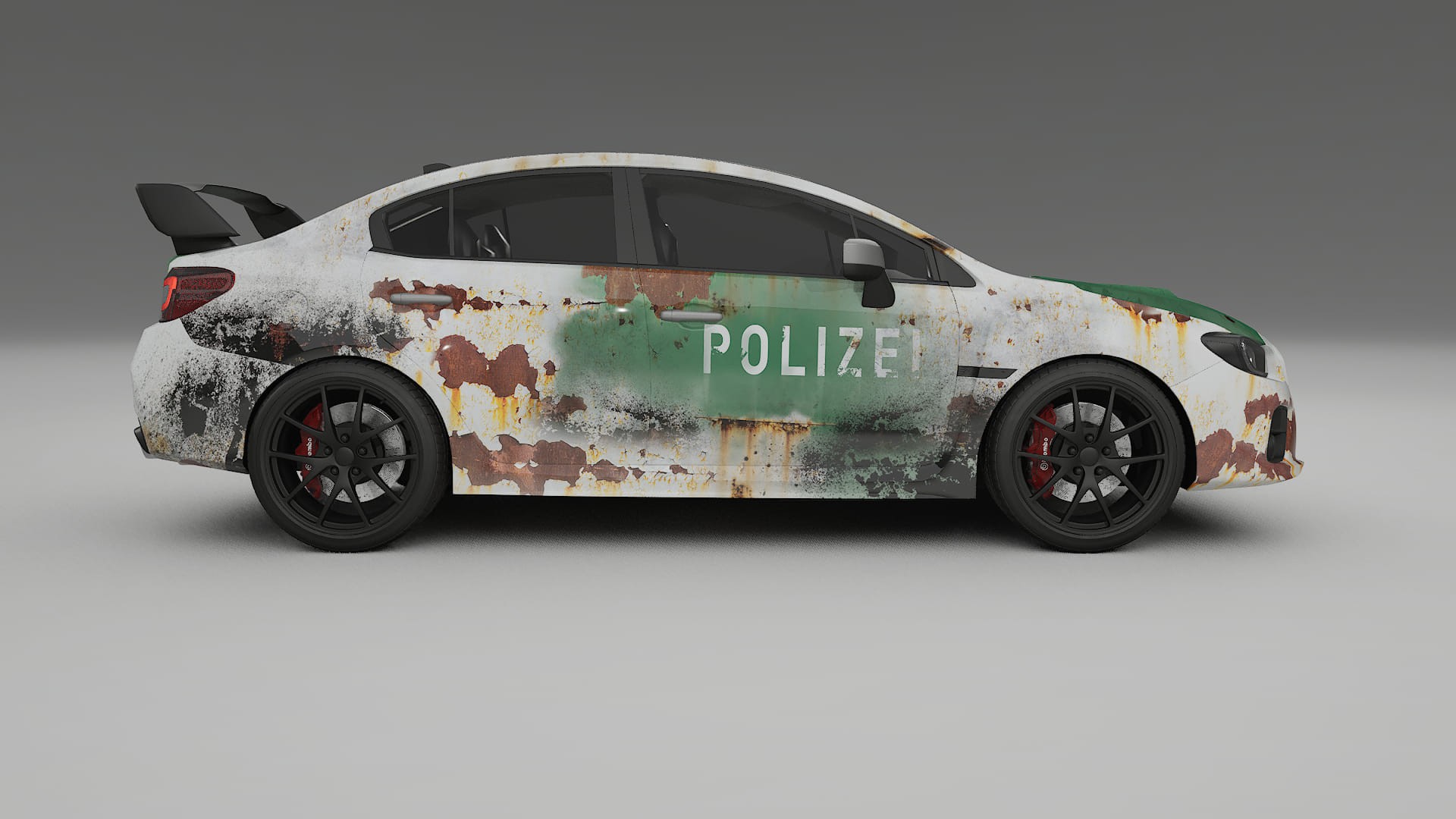 Subaru Impreza WRX Sti VA prefacelift pre-LCI COBRA 11 – Design-Wrap PPF-Kit aus bedruckbarer Polyurethanfolie